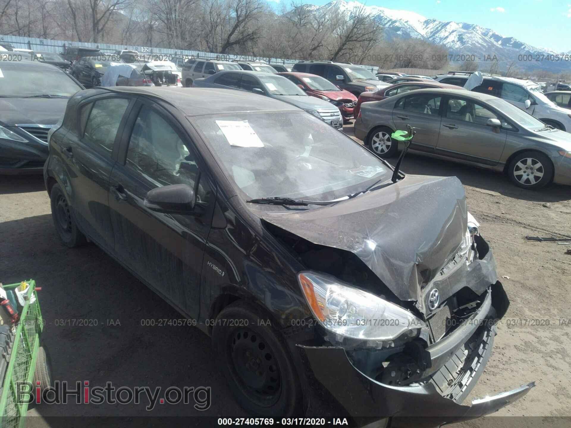 Photo JTDKDTB31D1533657 - TOYOTA PRIUS C 2013