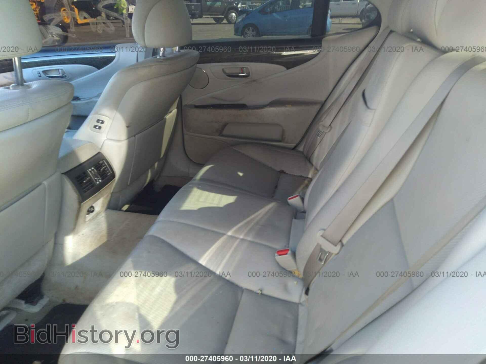 2008 LEXUS LS - VIN: JTHBL46F185073653 - Фото 8