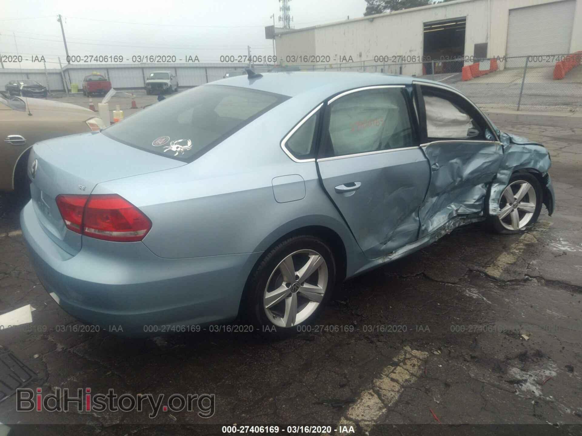 2012 VOLKSWAGEN PASSAT - VIN: 1VWBP7A39CC020771 - Фото 4