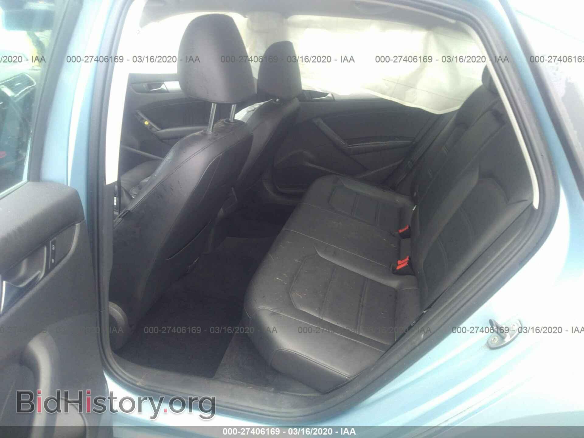 2012 VOLKSWAGEN PASSAT - VIN: 1VWBP7A39CC020771 - Фото 8