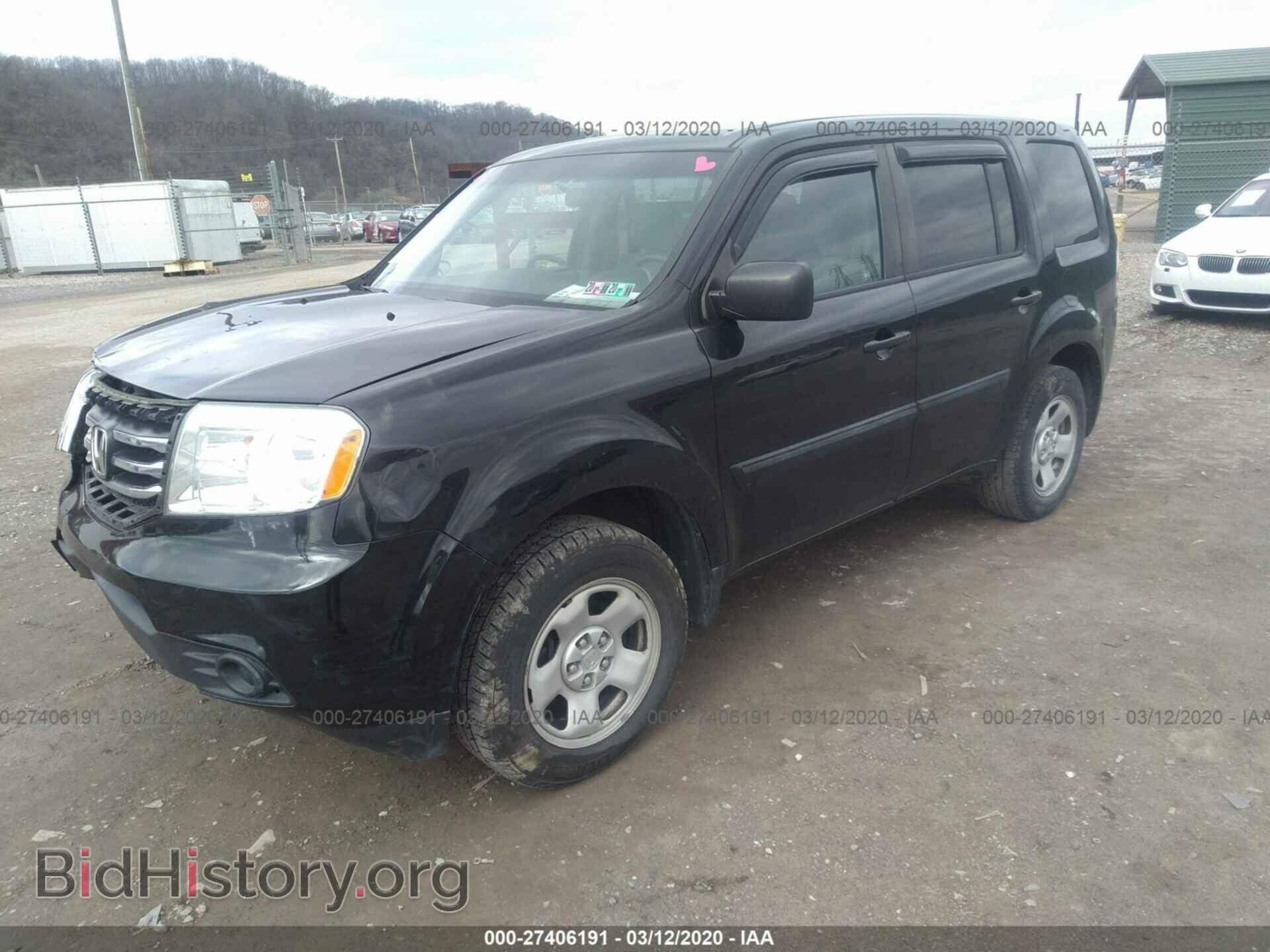 2012 HONDA PILOT - VIN: 5FNYF4H22CB002496 - Фото 2