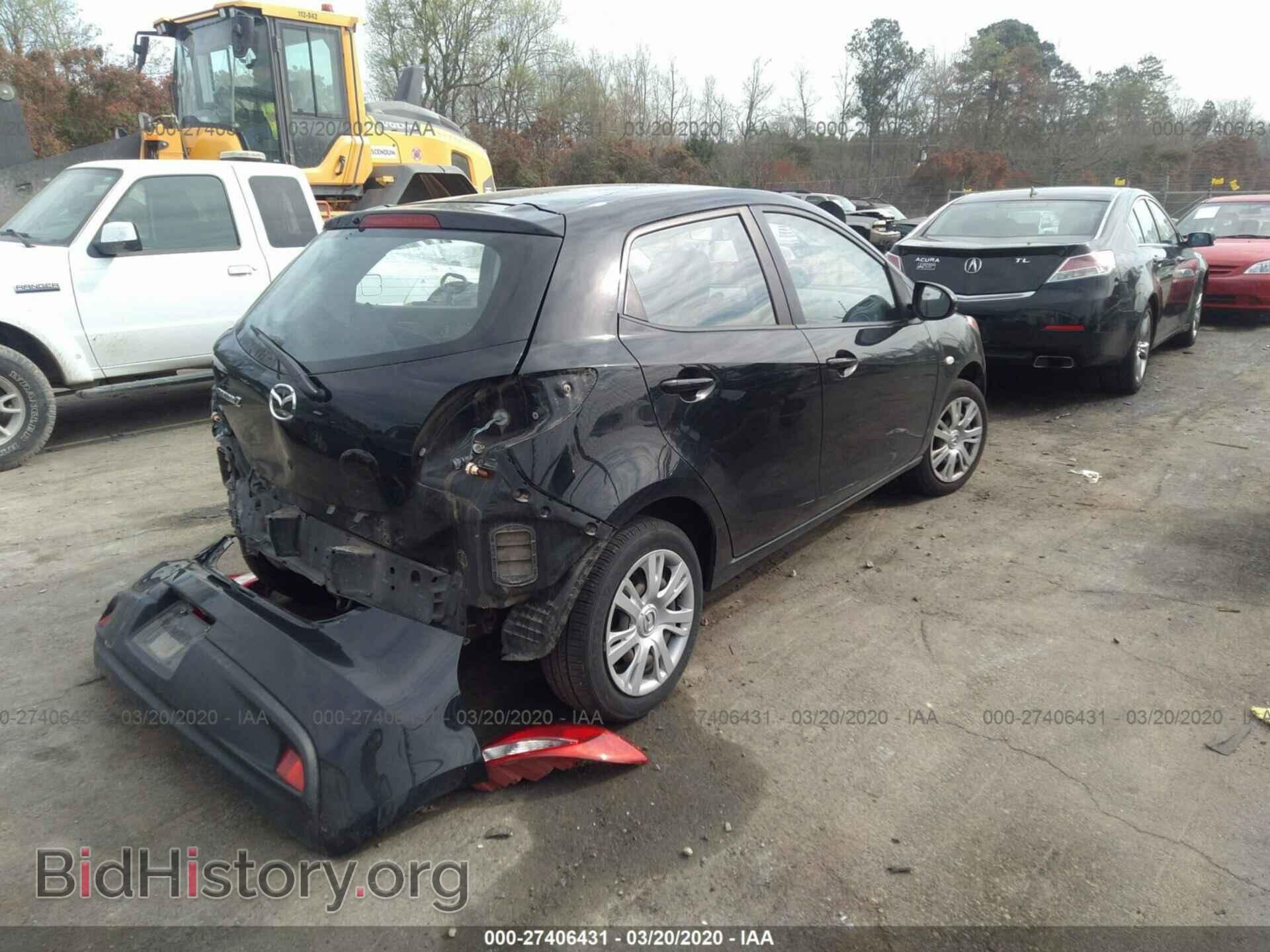 2013 MAZDA MAZDA2 - VIN: JM1DE1KZ6D0170342 - Фото 4