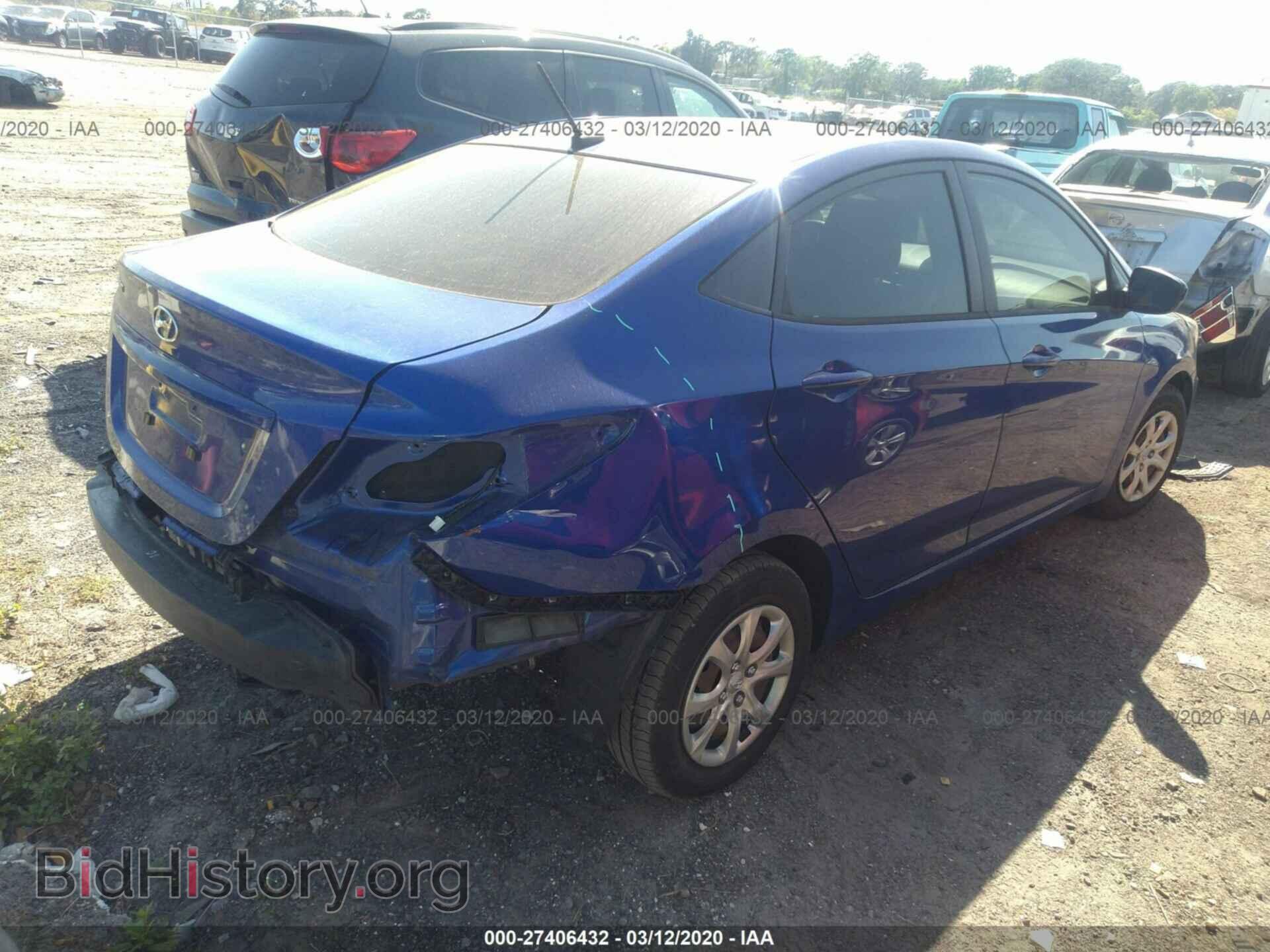 2013 HYUNDAI ACCENT - VIN: KMHCT4AE9DU403961 - Фото 4