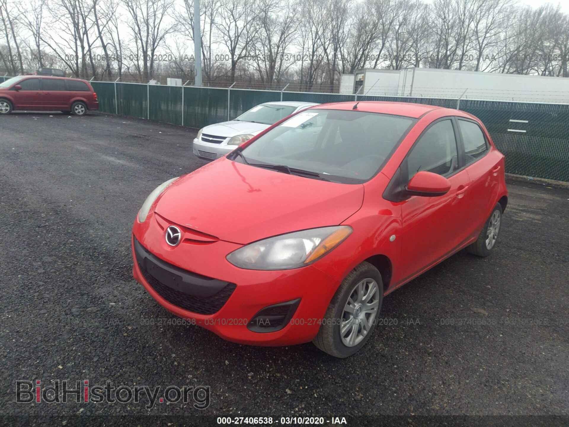 2012 MAZDA MAZDA2 - VIN: JM1DE1KZ7C0146727 - Фото 2