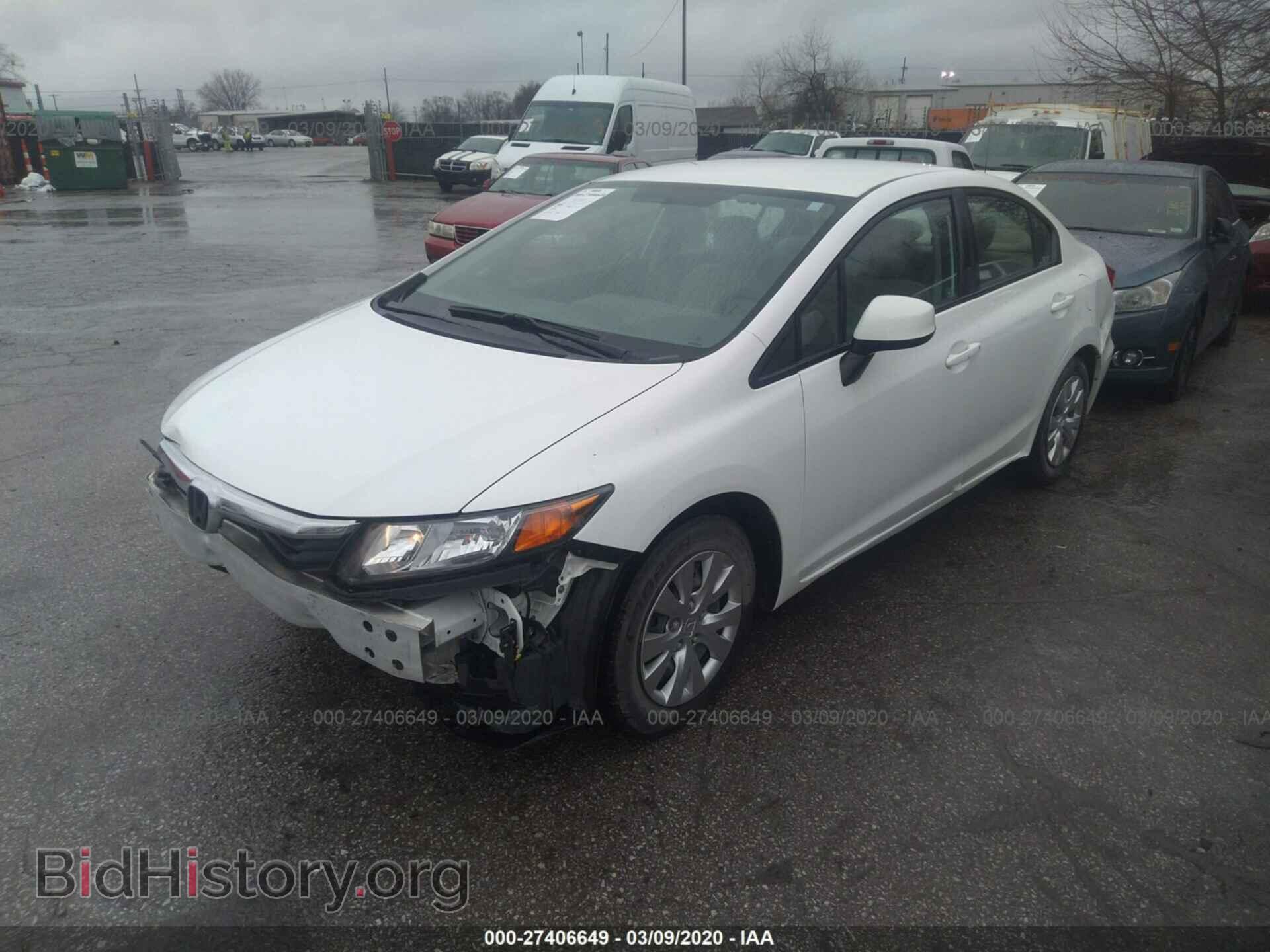 2012 HONDA CIVIC - VIN: 19XFB2F53CE093675 - Photo 2