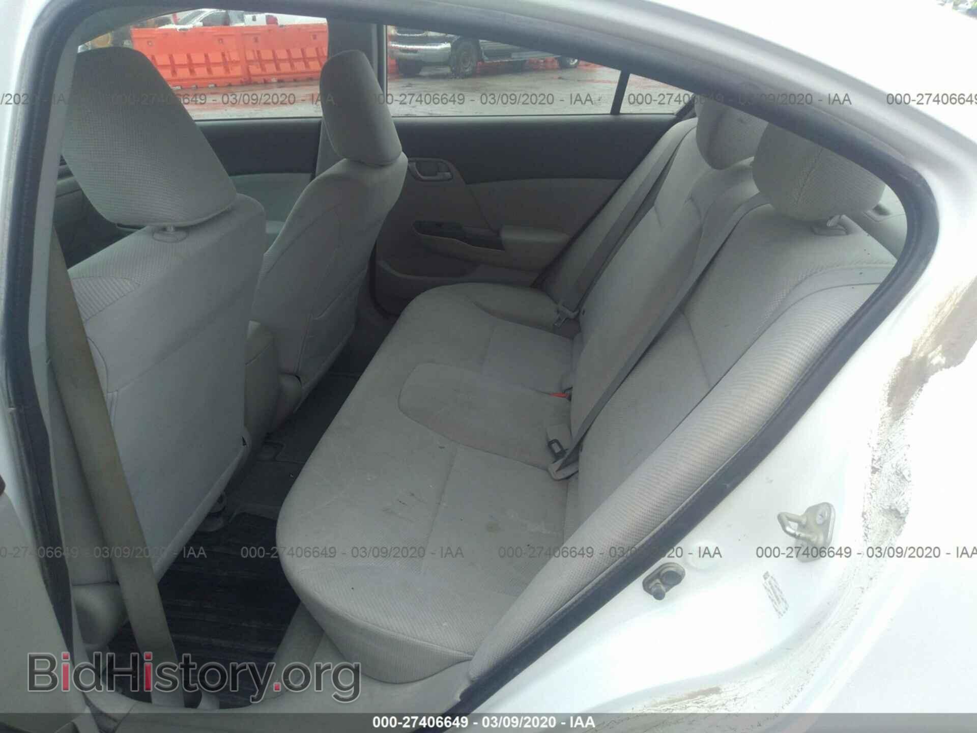 2012 HONDA CIVIC - VIN: 19XFB2F53CE093675 - Photo 8