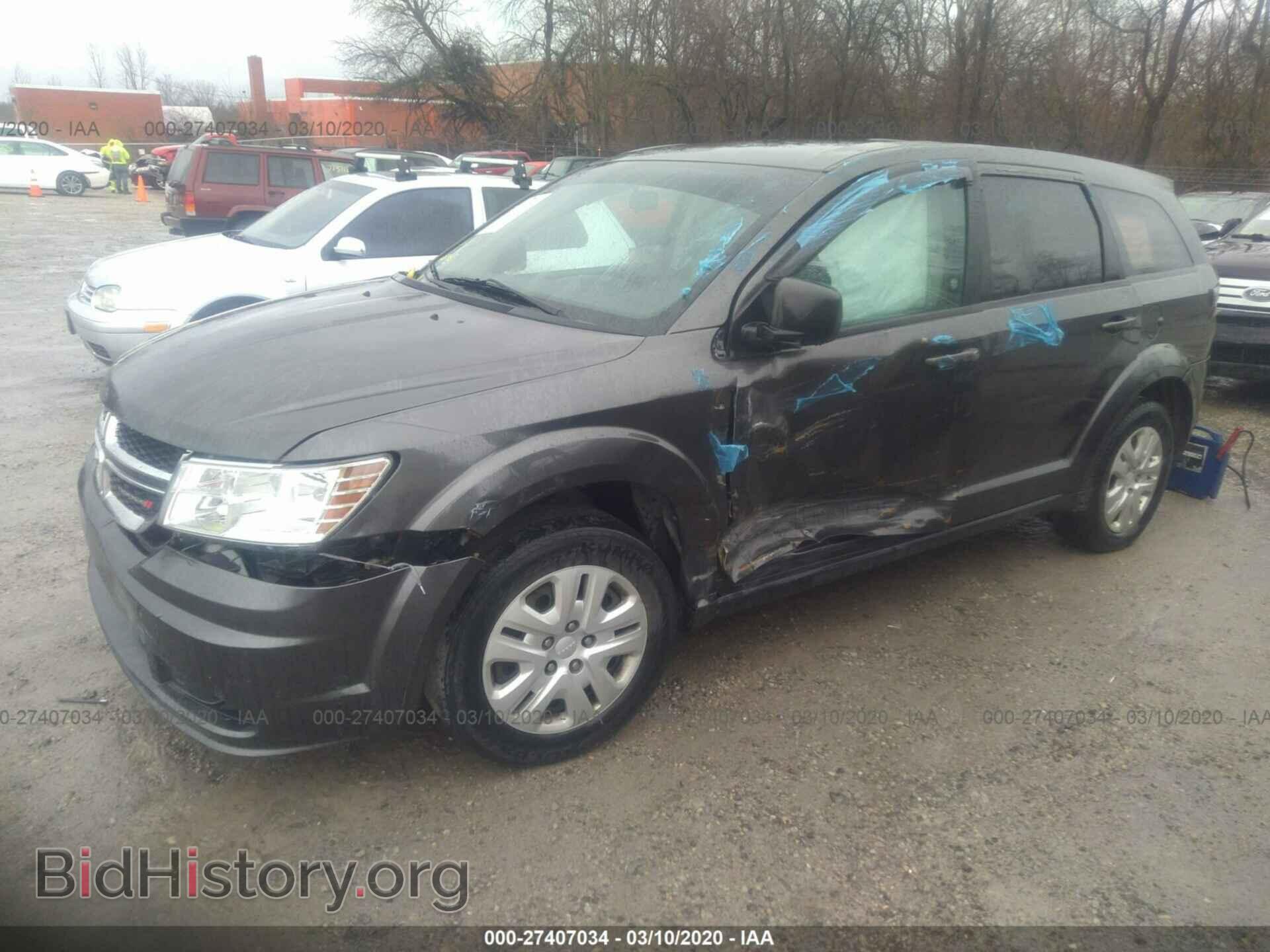 2014 DODGE JOURNEY - VIN: 3C4PDCAB0ET309739 - Фото 2