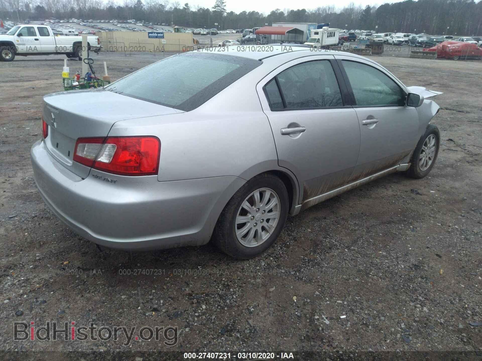 2012 MITSUBISHI GALANT - VIN: 4A32B2FF9CE025204 - Фото 4