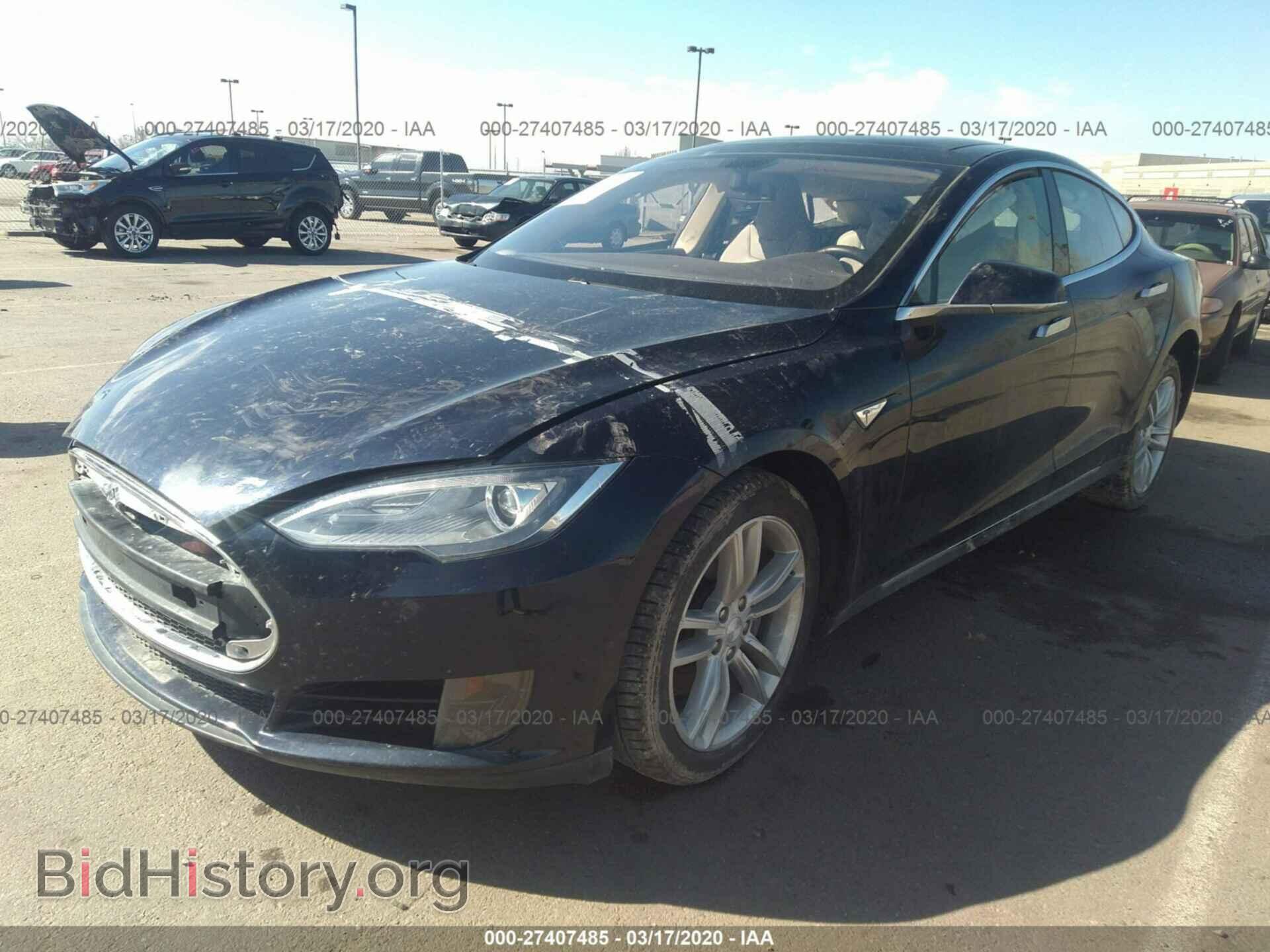 2013 TESLA MODEL S - VIN: 5YJSA1AC5DFP10751 - Фото 2