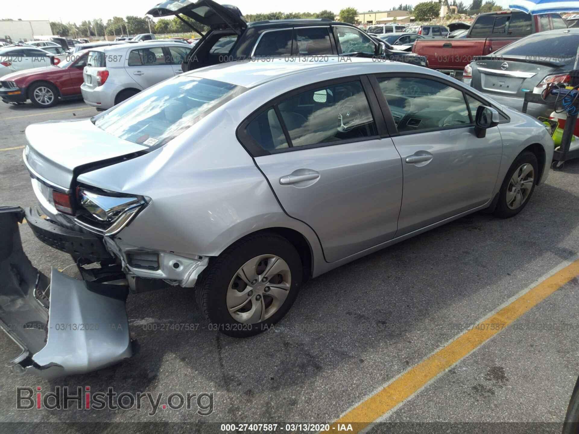 2013 HONDA CIVIC - VIN: 19XFB2F50DE085227 - Фото 4