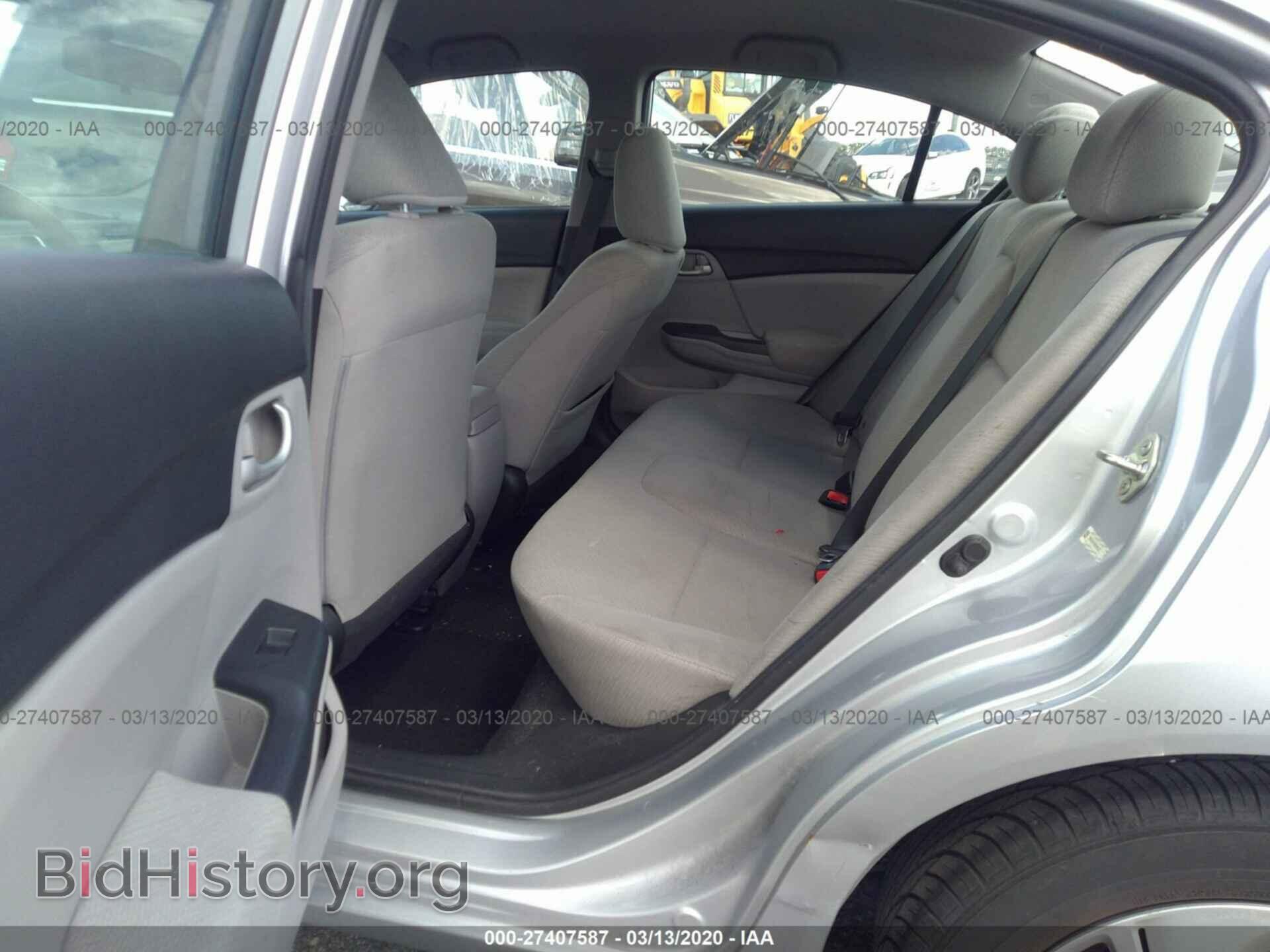2013 HONDA CIVIC - VIN: 19XFB2F50DE085227 - Фото 8