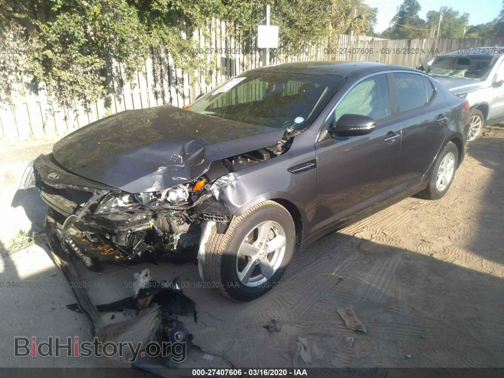 2015 KIA OPTIMA - VIN: KNAGM4A79F5638715 - Photo 2