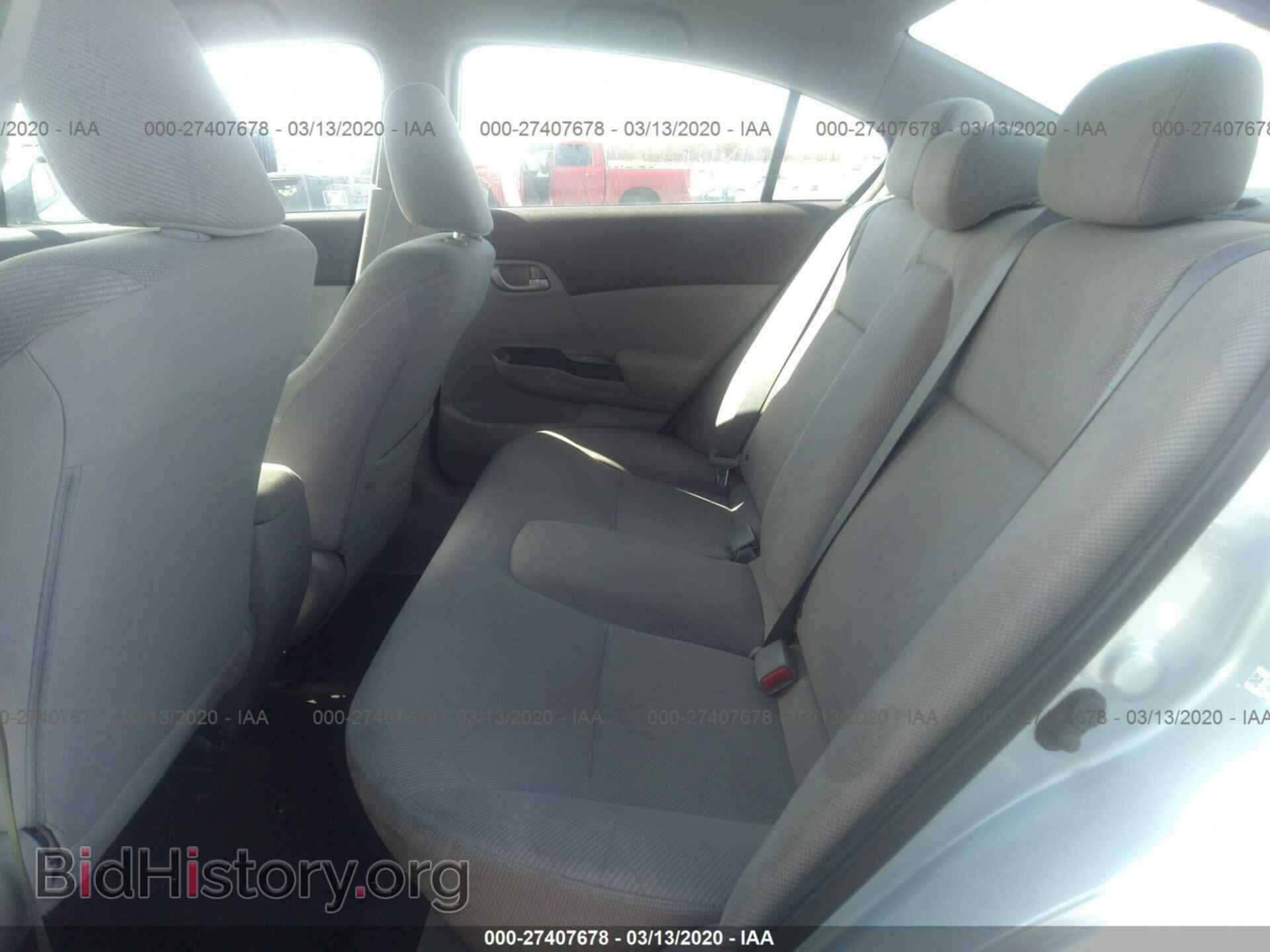 2012 HONDA CIVIC - VIN: 19XFB2F52CE085468 - Фото 8