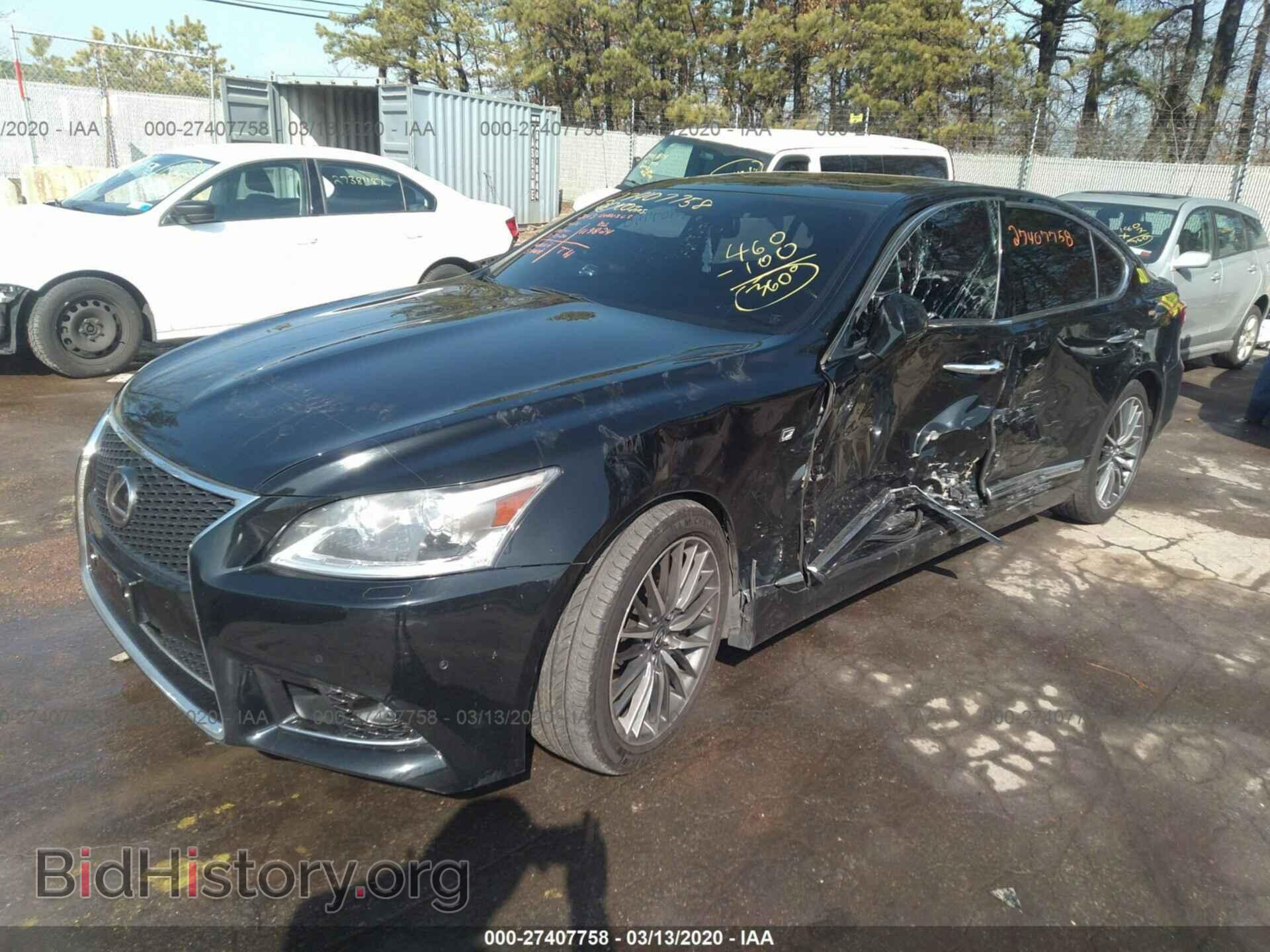 2013 Lexus LS - VIN: JTHCL5EF4D5018104 - Фото 2