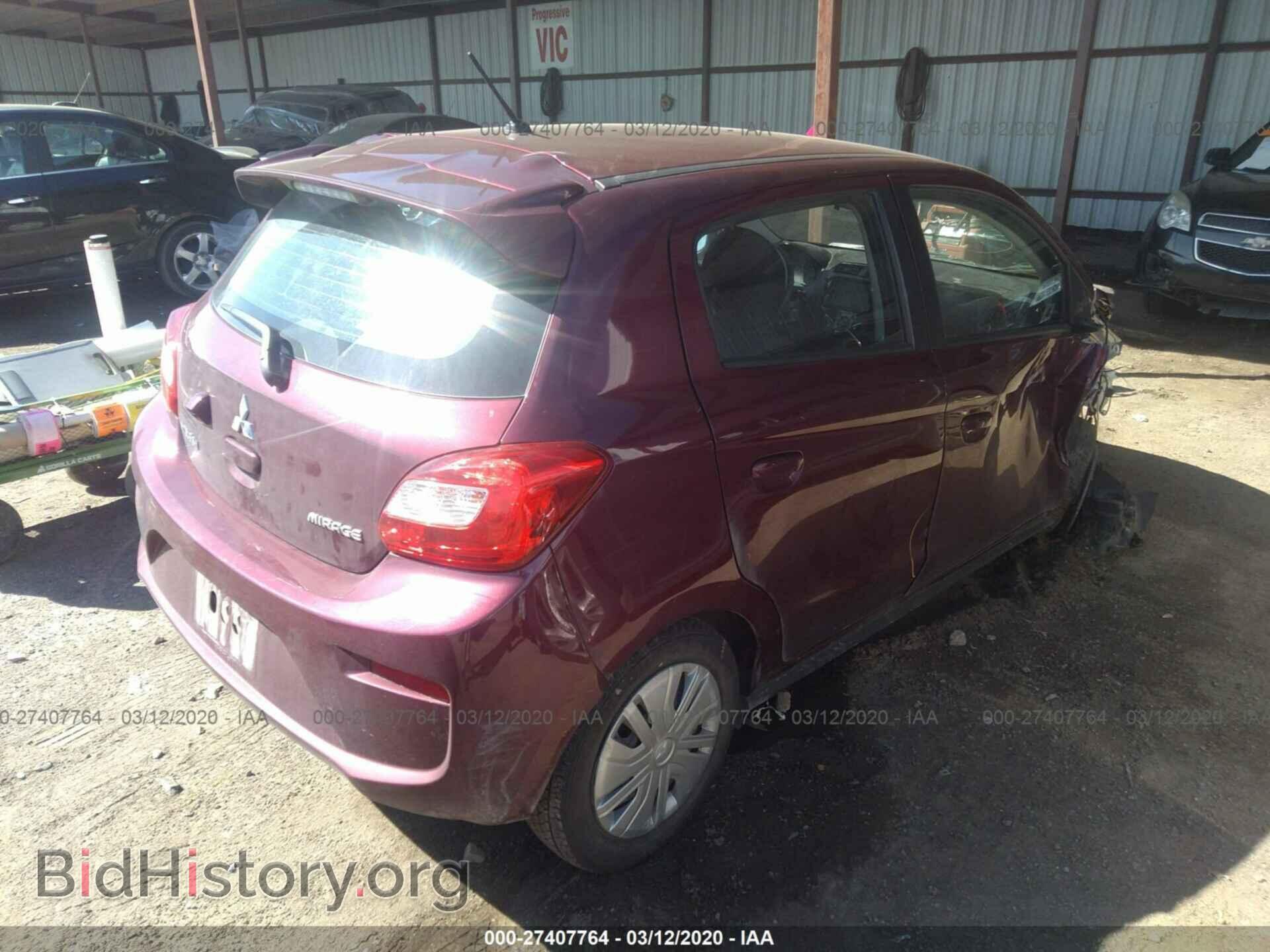 2019 MITSUBISHI MIRAGE - VIN: ML32A3HJ0KH001225 - Фото 4