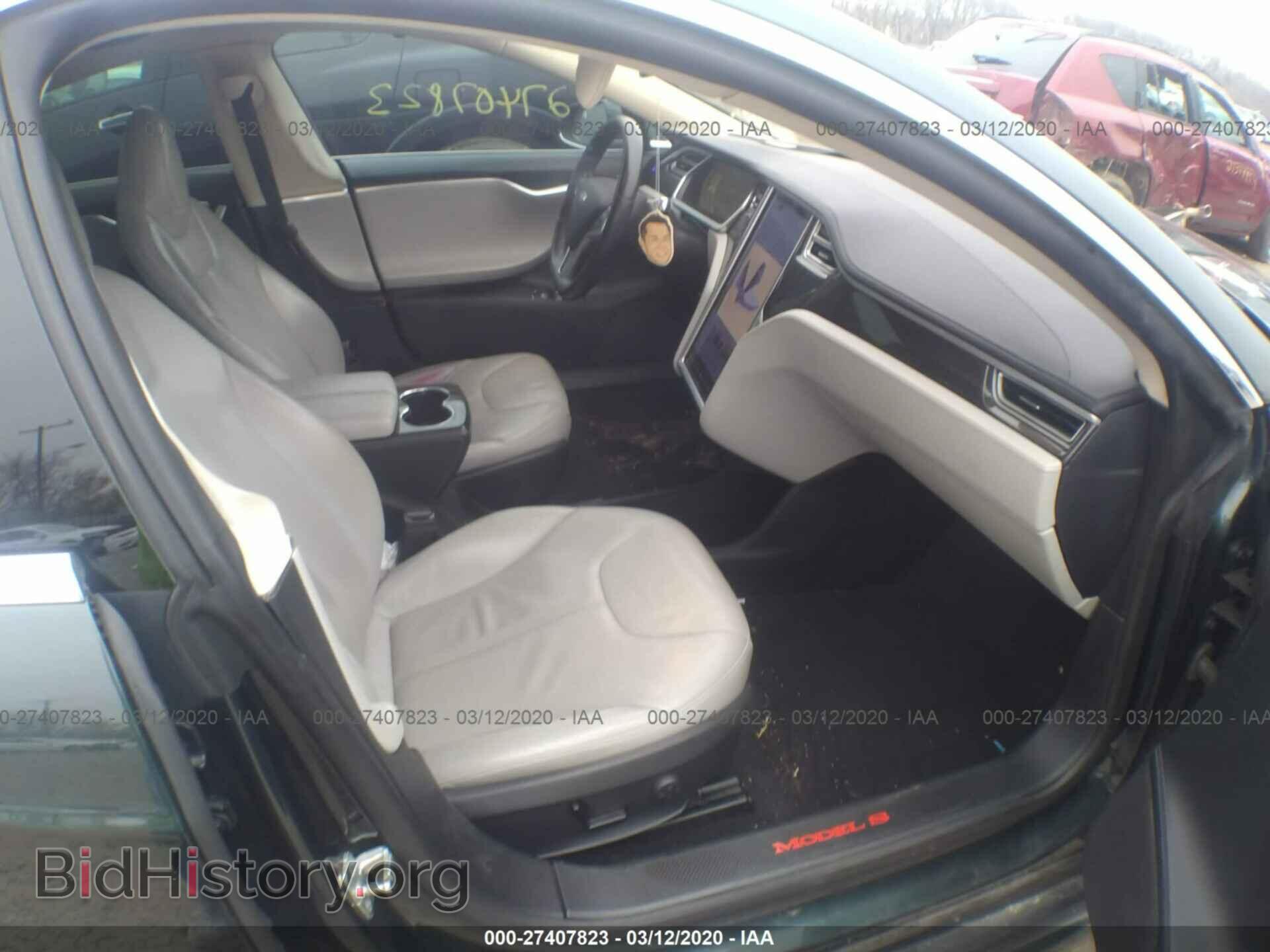 2014 TESLA MODEL S - VIN: 5YJSA1H11EFP32476 - Фото 5