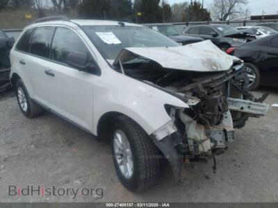 2013 Ford EDGE SE, white — VIN 2FMDK3GC8DBB90417, IAAI