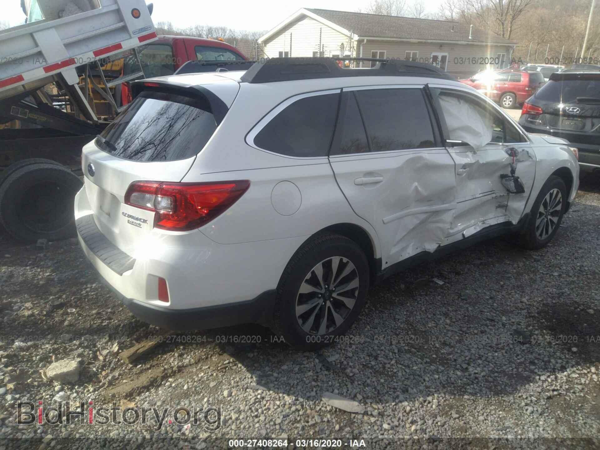 2015 SUBARU OUTBACK - VIN: 4S4BSANC3F3255885 - Фото 4
