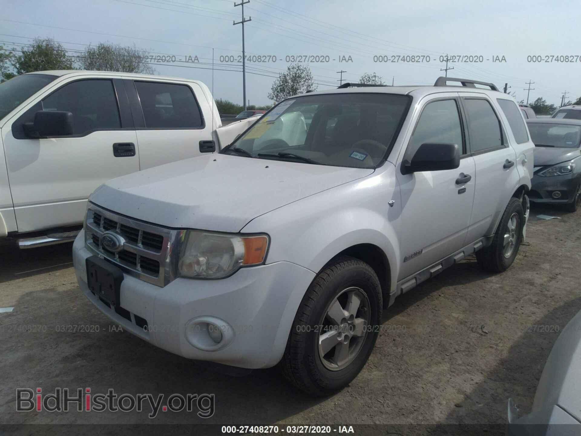 2008 FORD ESCAPE - VIN: 1FMCU03128KA02625 - Фото 2