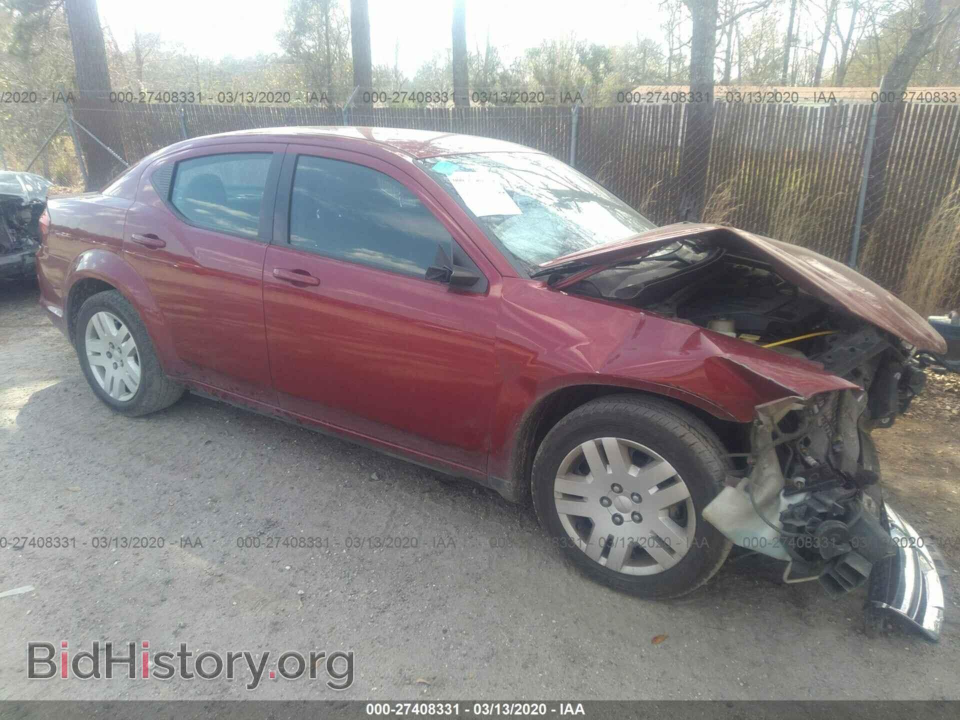 Фотография 1C3CDZAB9EN169261 - DODGE AVENGER 2014