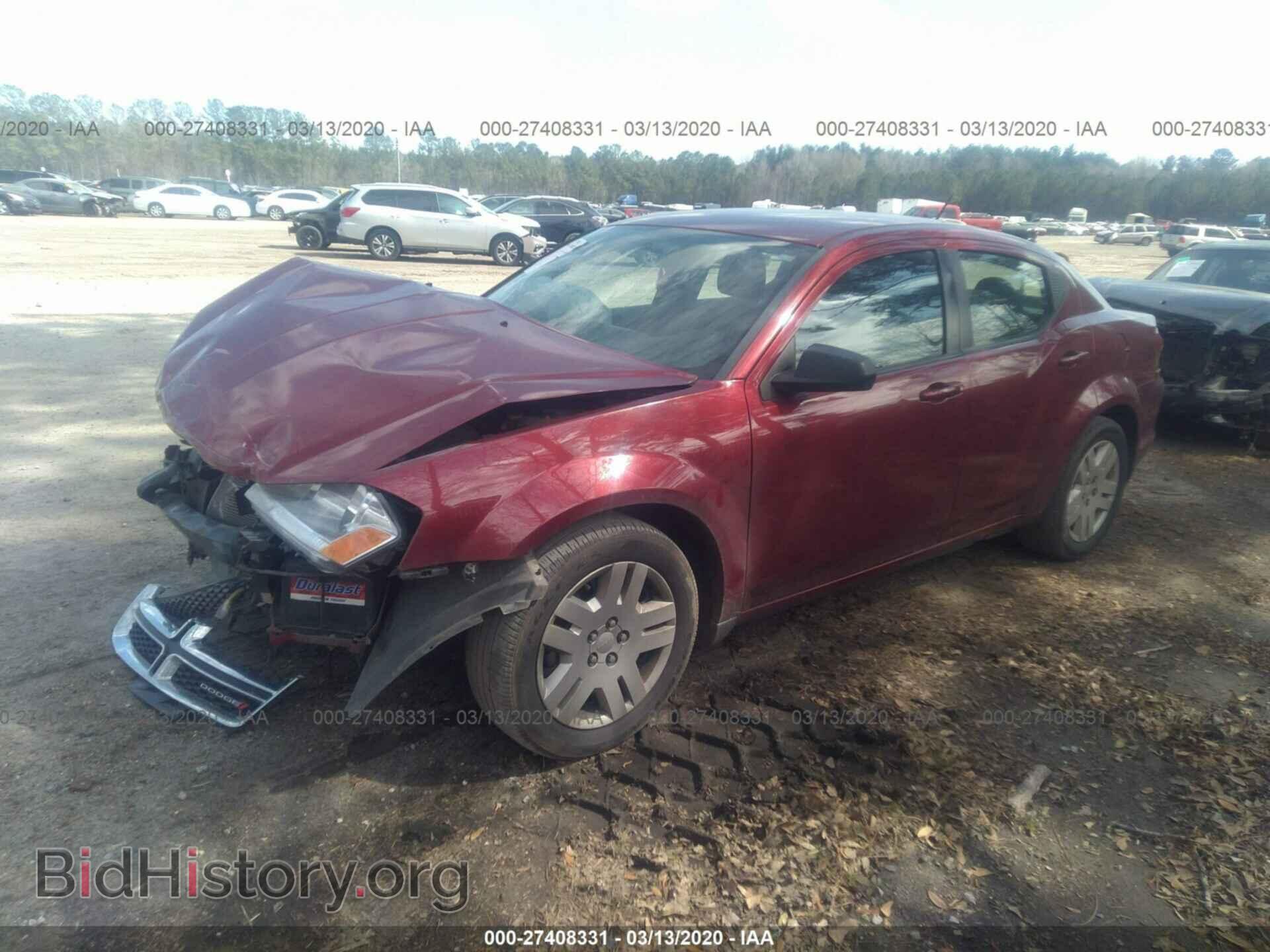 2014 DODGE AVENGER - VIN: 1C3CDZAB9EN169261 - Фото 2