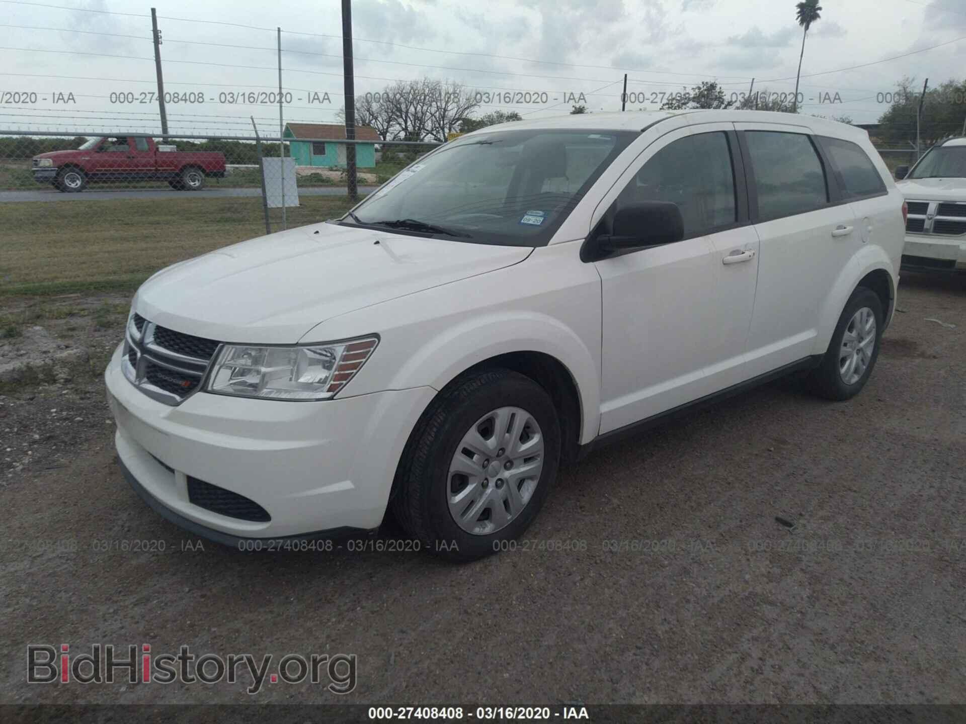 2013 DODGE JOURNEY - VIN: 3C4PDCAB5DT684704 - Фото 2