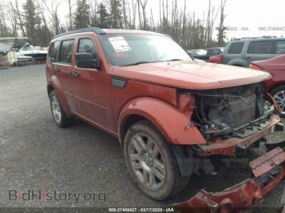 2008 Dodge NITRO R/T, оранжевый — VIN 1D8GU58648W187293, IAAI