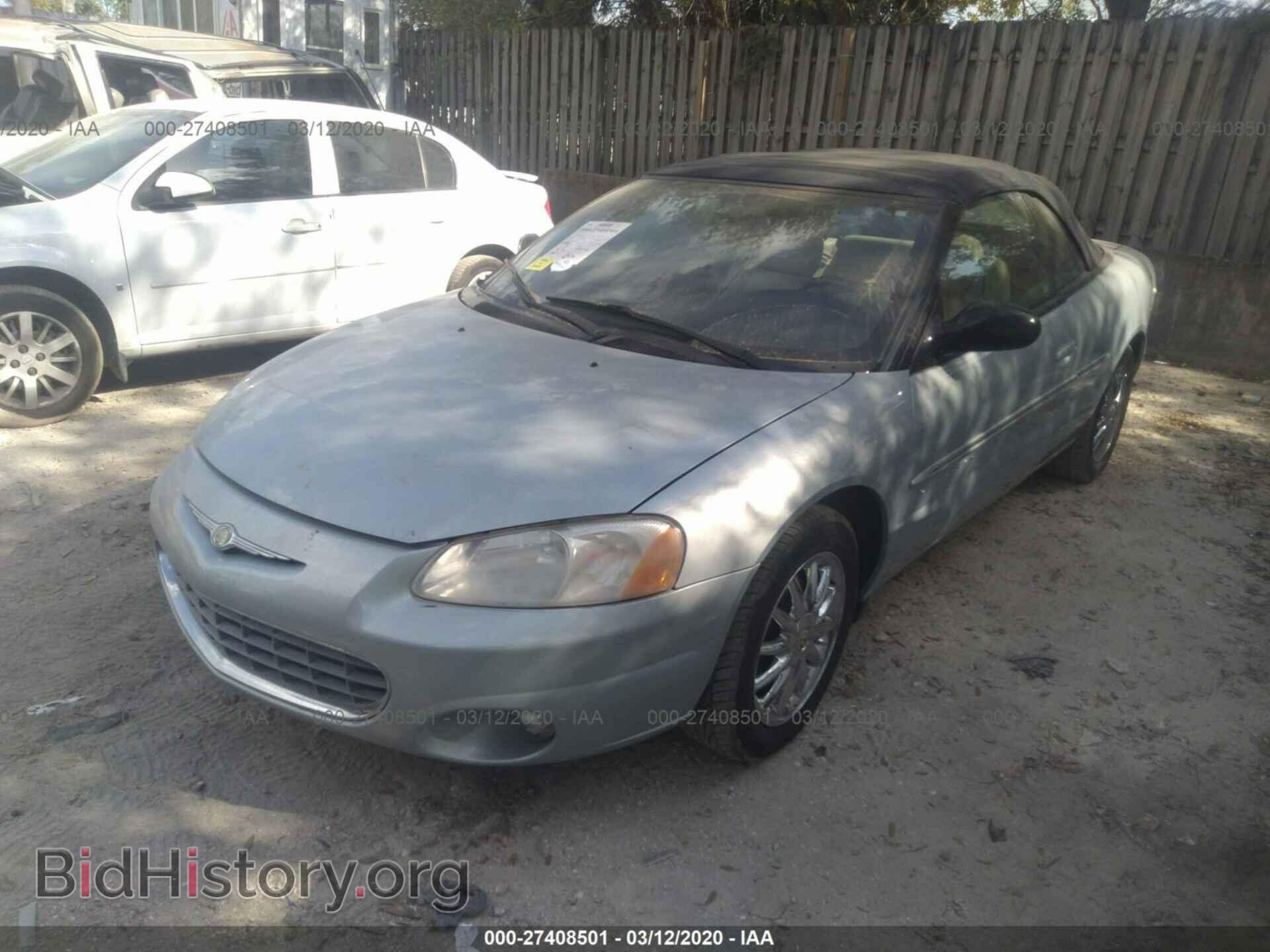 2001 CHRYSLER SEBRING - VIN: 1C3EL65U51N641049 - Photo 2