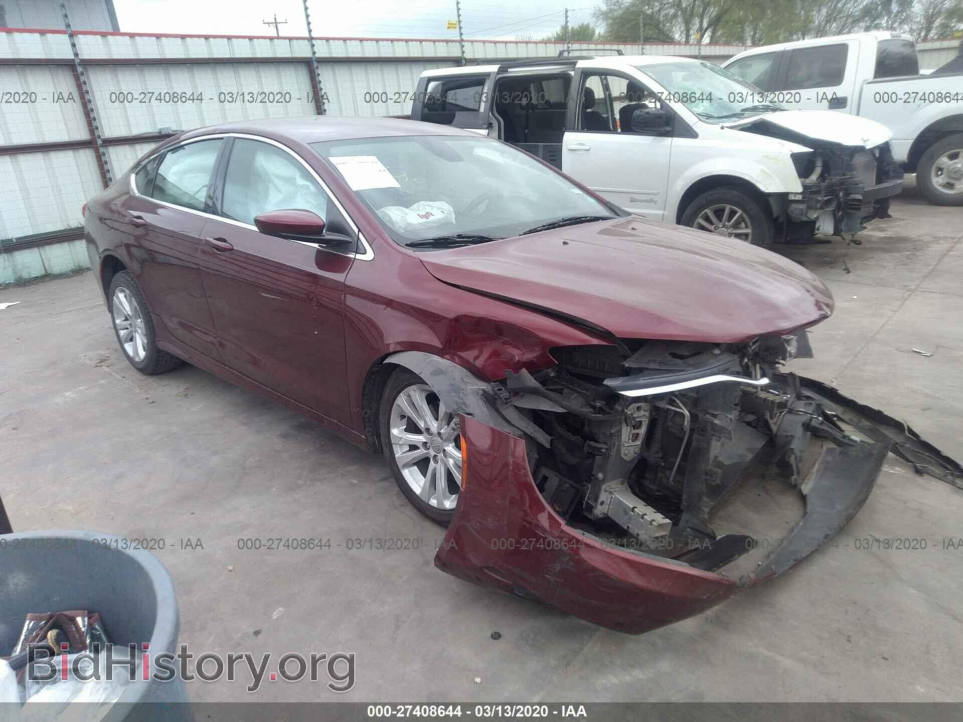 Photo 1C3CCCAB2GN153566 - CHRYSLER 200 2016