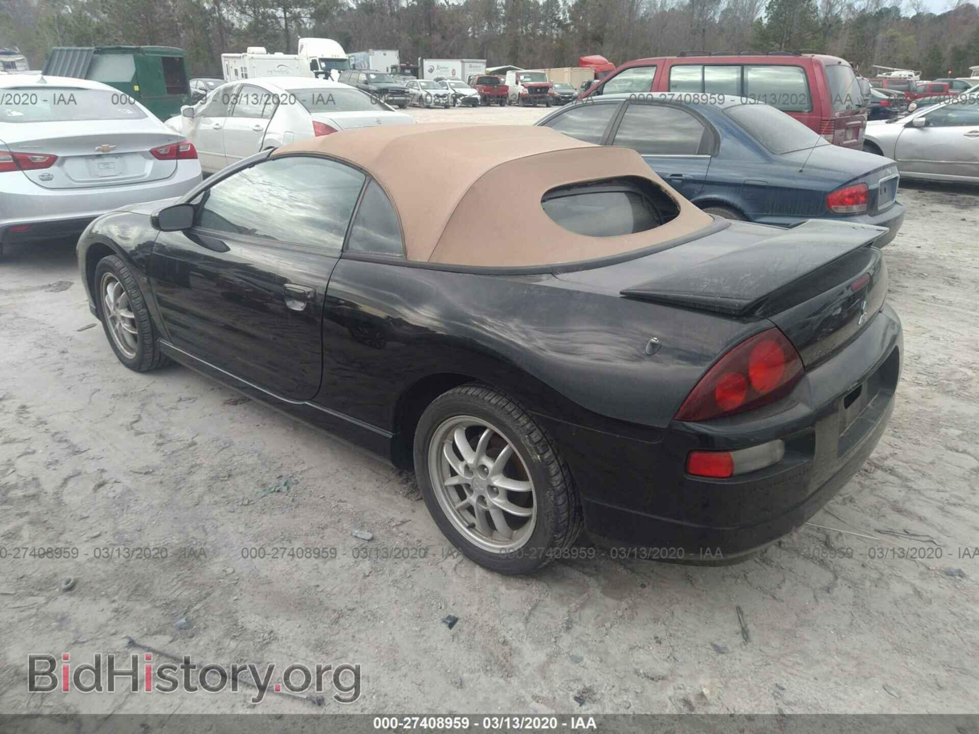 2002 MITSUBISHI ECLIPSE - VIN: 4A3AE85H22E071108 - Фото 3