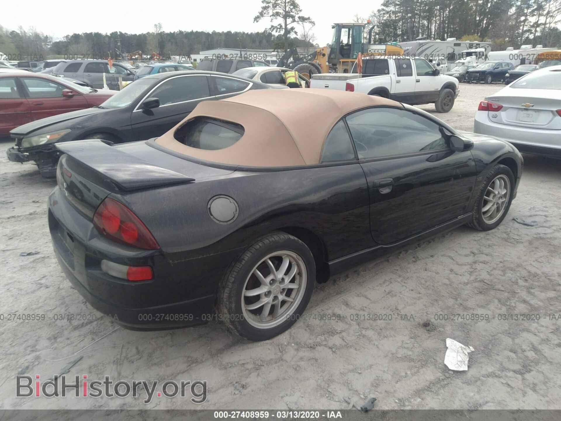 2002 MITSUBISHI ECLIPSE - VIN: 4A3AE85H22E071108 - Фото 4