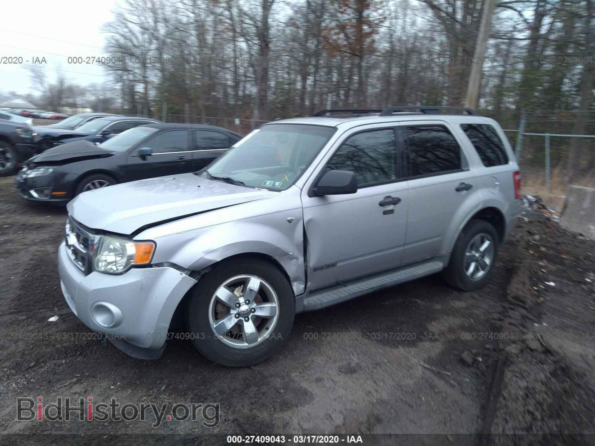 2008 FORD ESCAPE - VIN: 1FMCU93148KC70631 - Фото 2