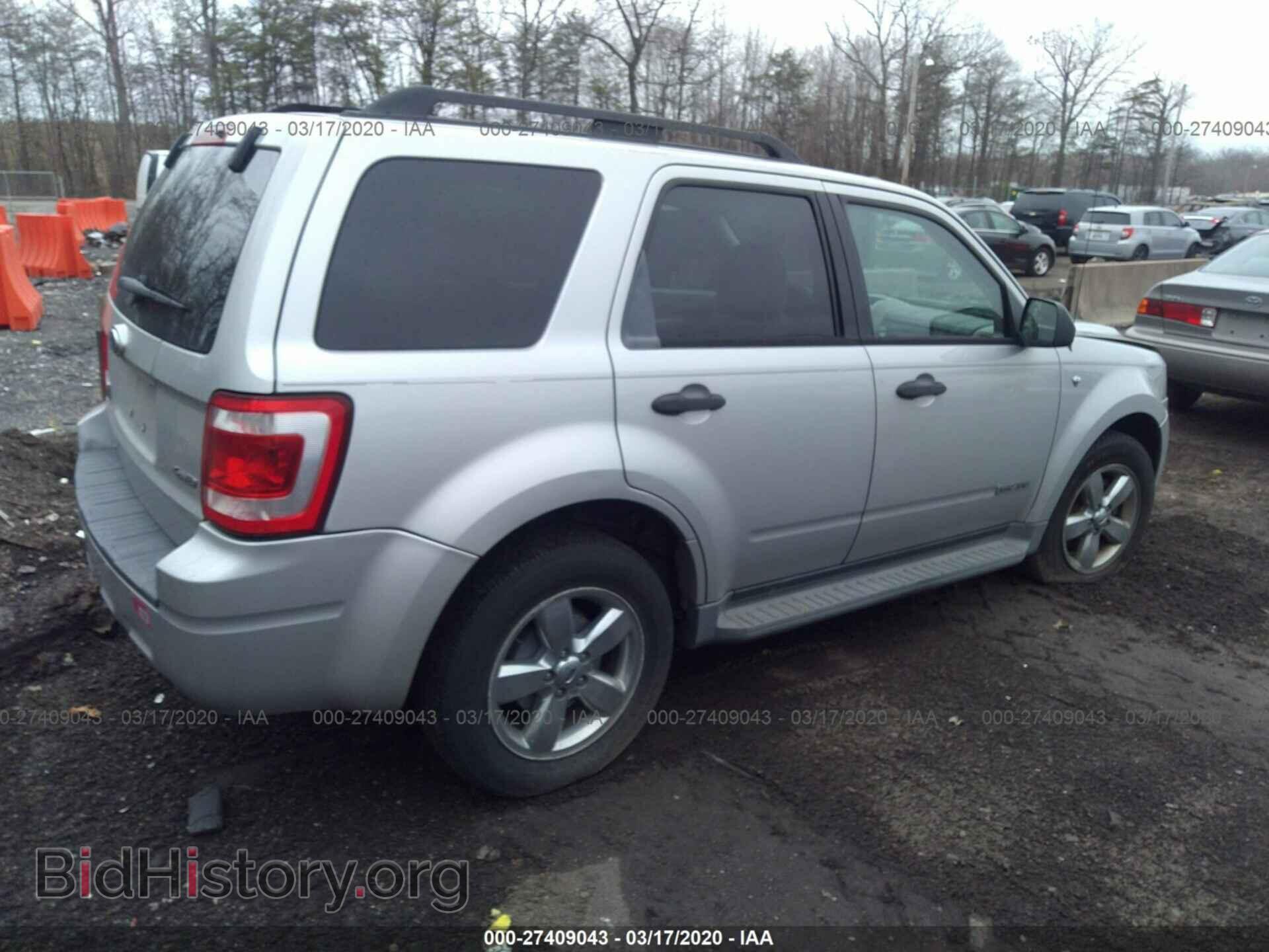 2008 FORD ESCAPE - VIN: 1FMCU93148KC70631 - Фото 4