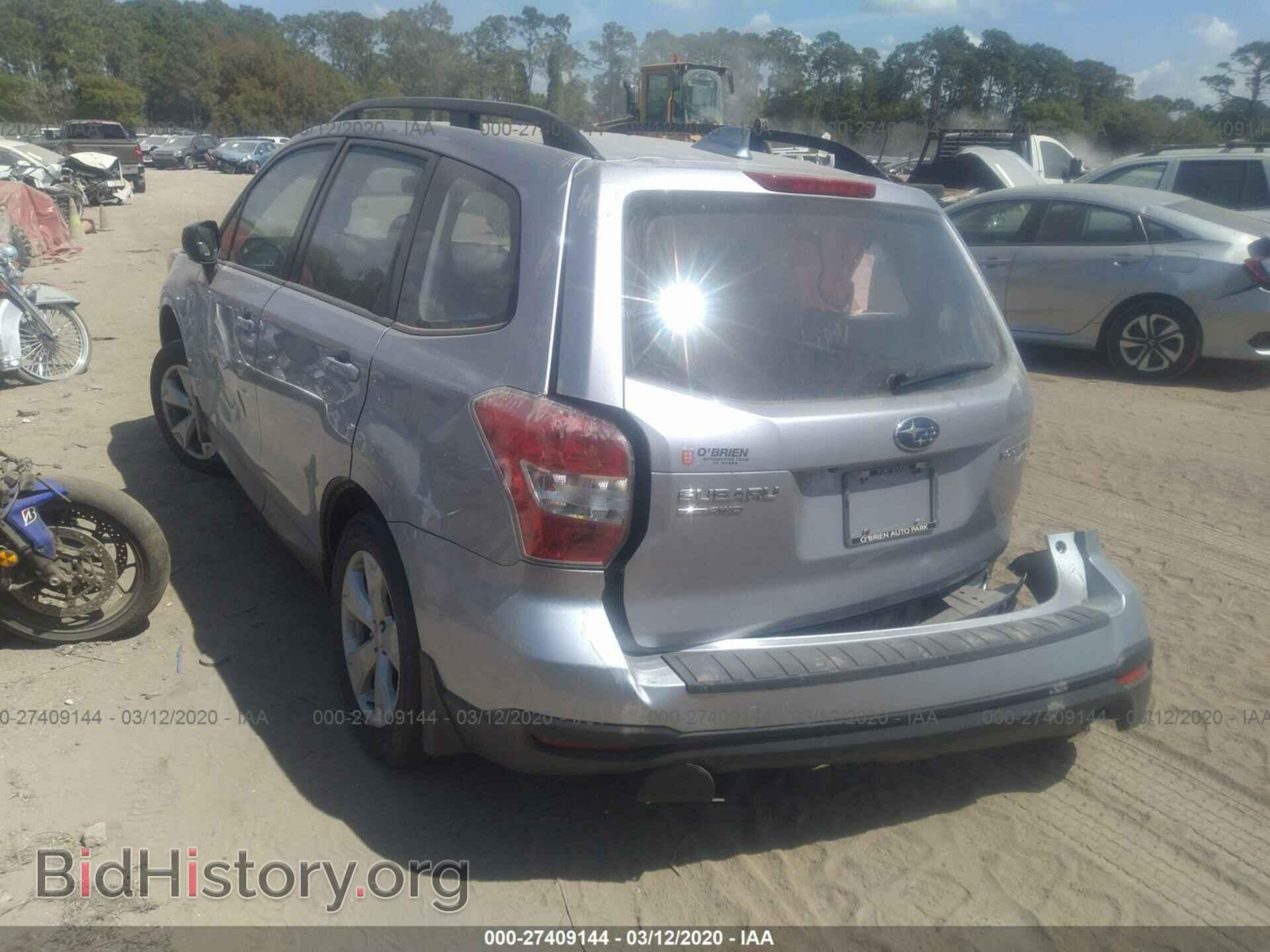 2016 SUBARU FORESTER - VIN: JF2SJABC1GH554244 - Фото 3