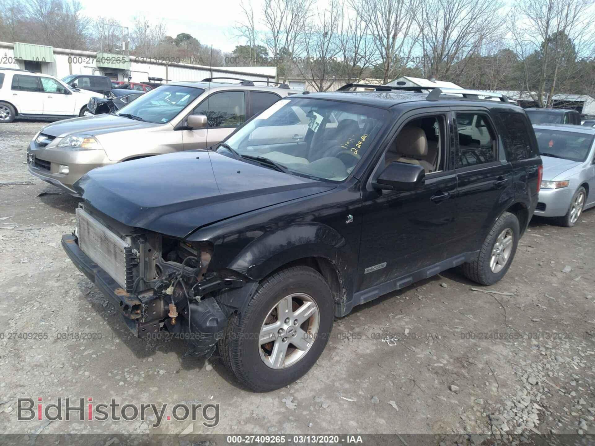 2008 FORD ESCAPE - VIN: 1FMCU49H58KA80733 - Фото 2