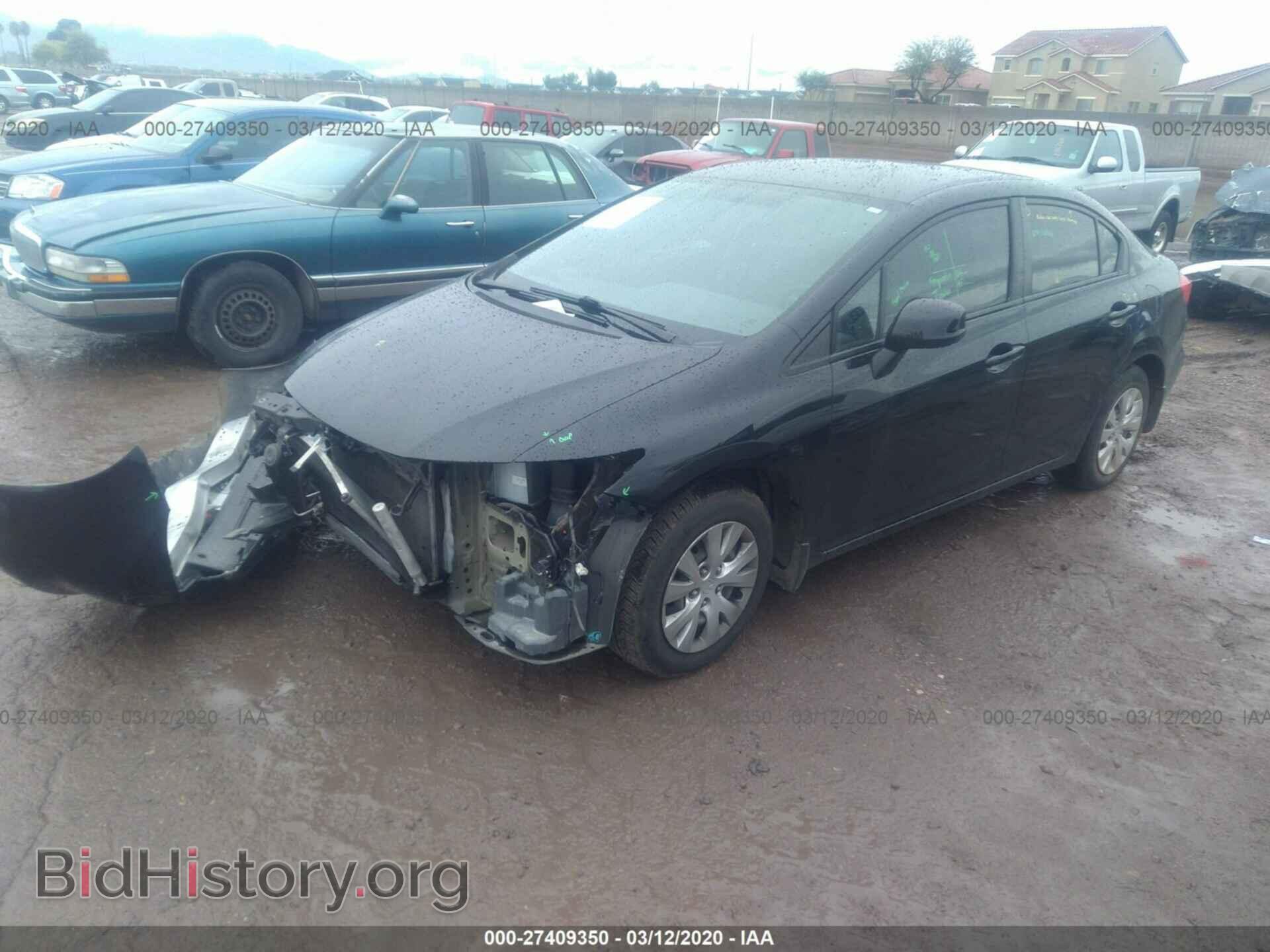 2012 HONDA CIVIC - VIN: 2HGFB2F55CH604132 - Photo 2