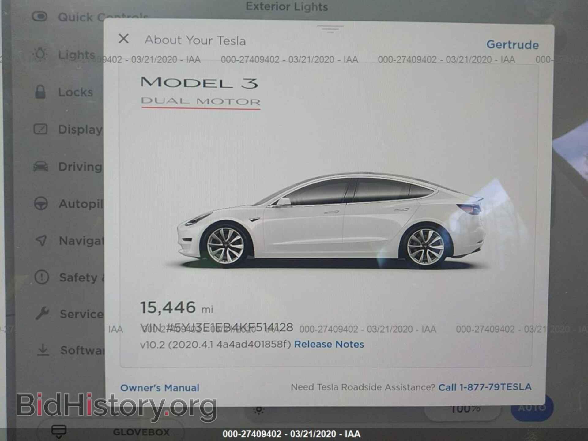 2019 TESLA MODEL 3 - VIN: 5YJ3E1EB4KF514128 - Фото 7