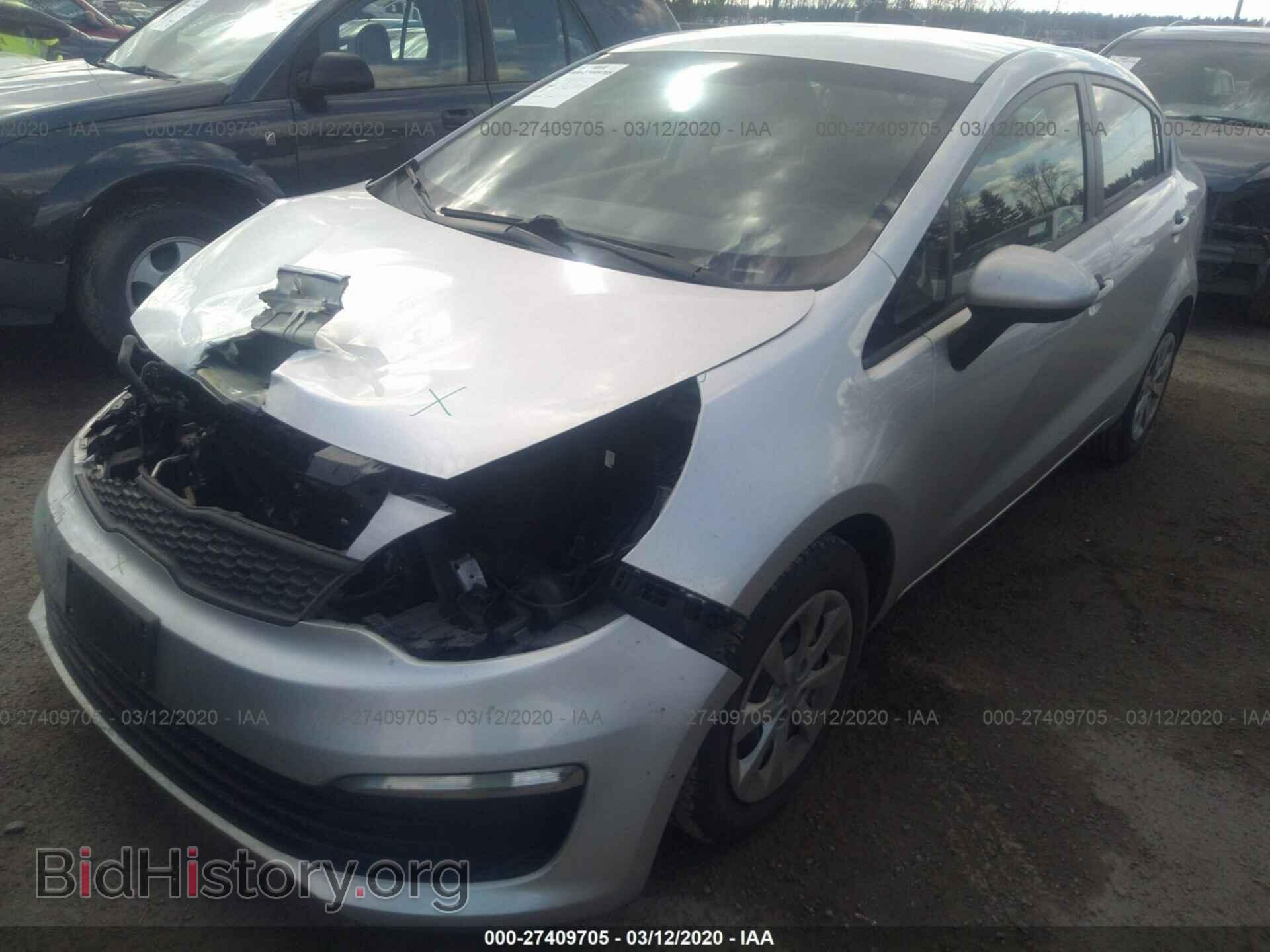 2017 KIA RIO - VIN: KNADM4A38H6109530 - Фото 2