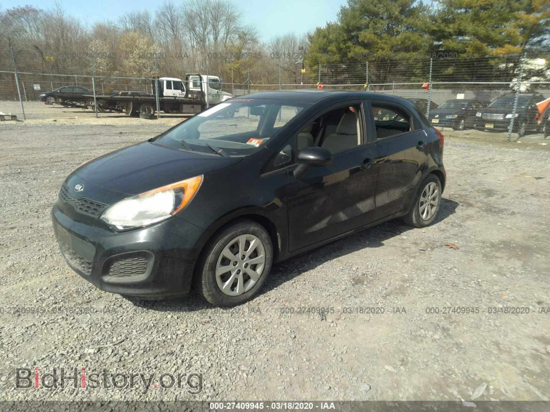2013 KIA RIO - VIN: KNADM5A30D6194122 - Фото 2