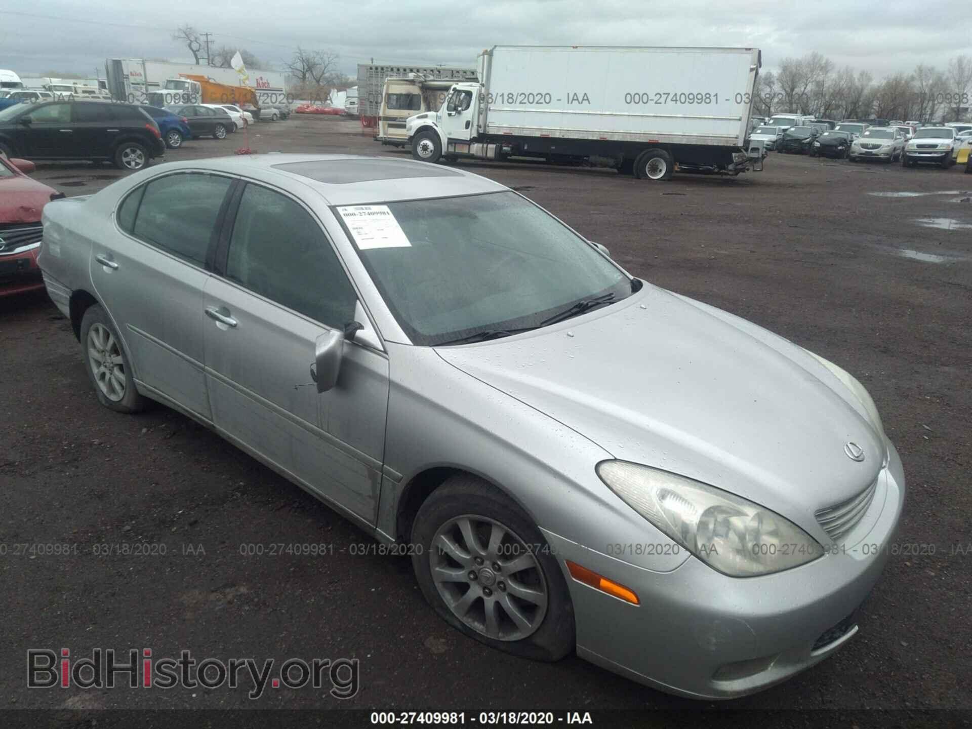 Photo JTHBF30G225036587 - LEXUS ES 2002