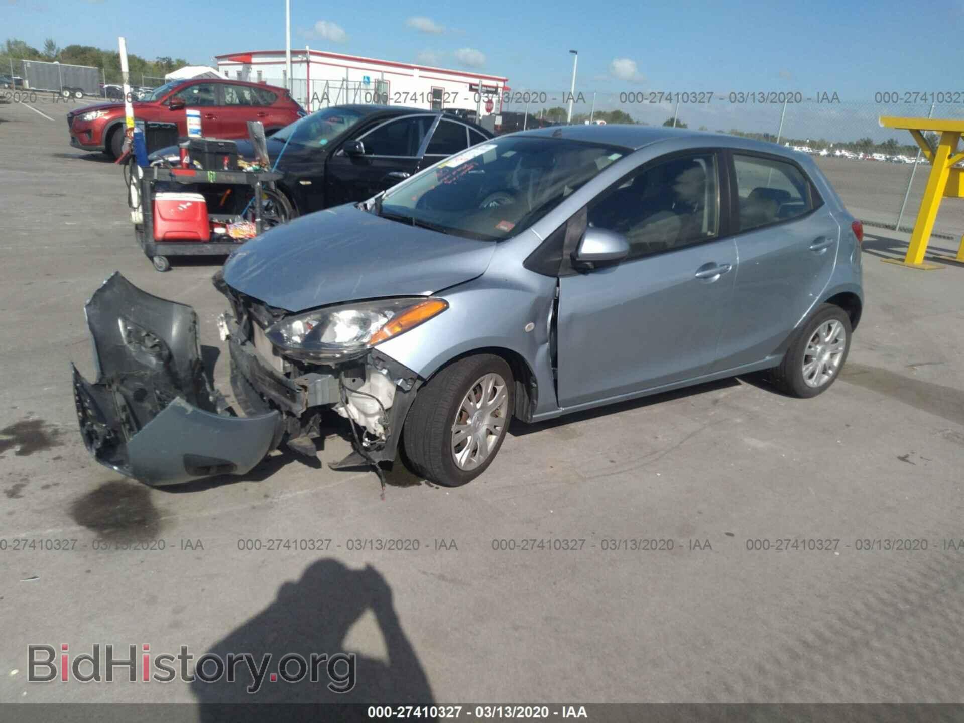 2013 MAZDA MAZDA2 - VIN: JM1DE1KYXD0152661 - Фото 2