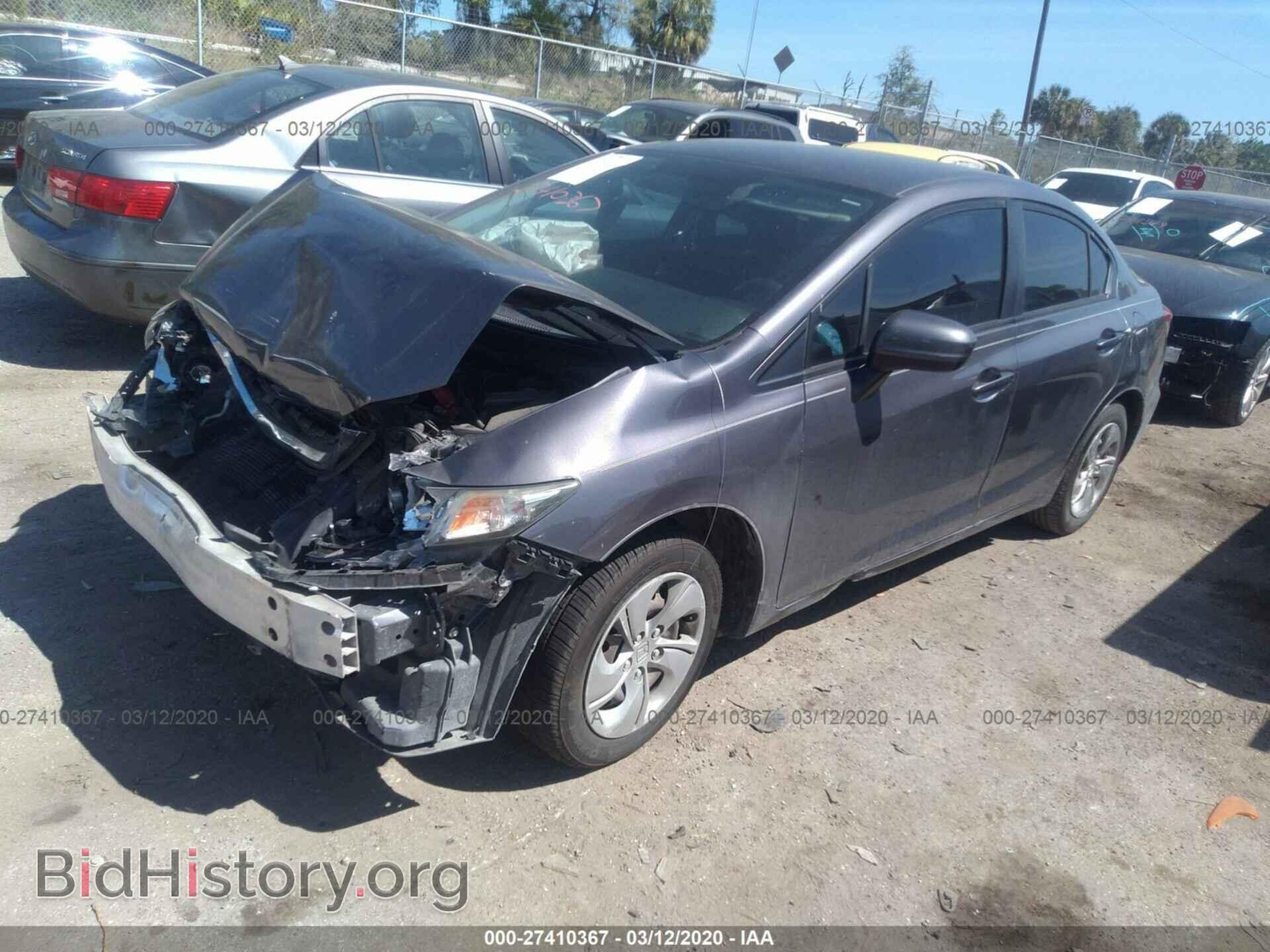 2014 HONDA CIVIC - VIN: 19XFB2F54EE010192 - Photo 2