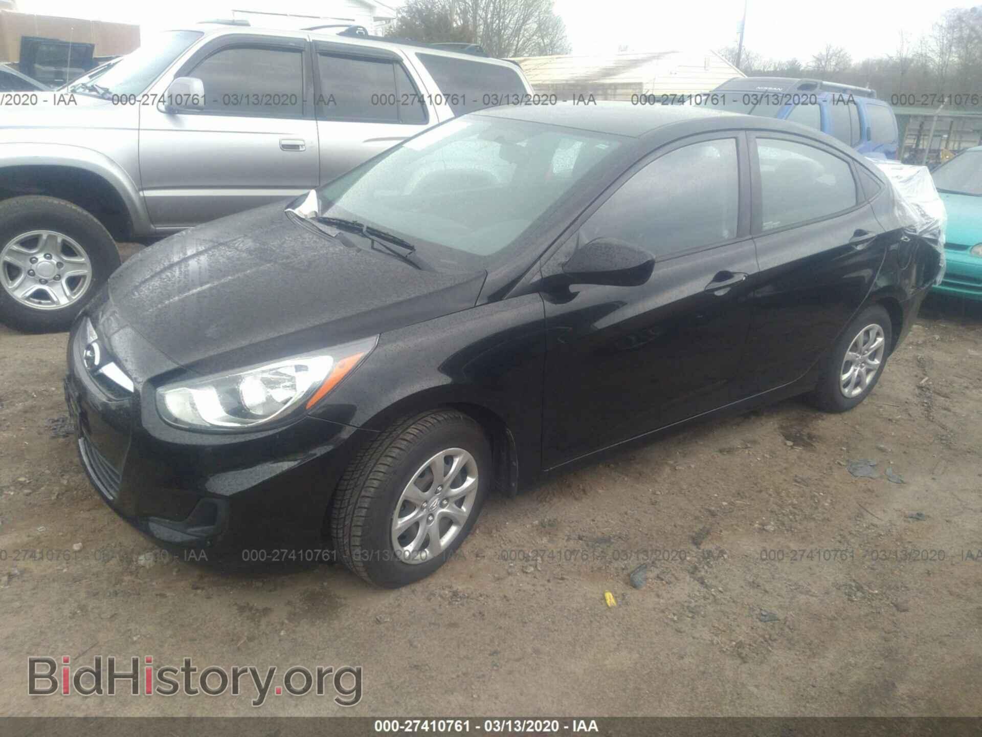 2013 HYUNDAI ACCENT - VIN: KMHCT4AE7DU376338 - Фото 2