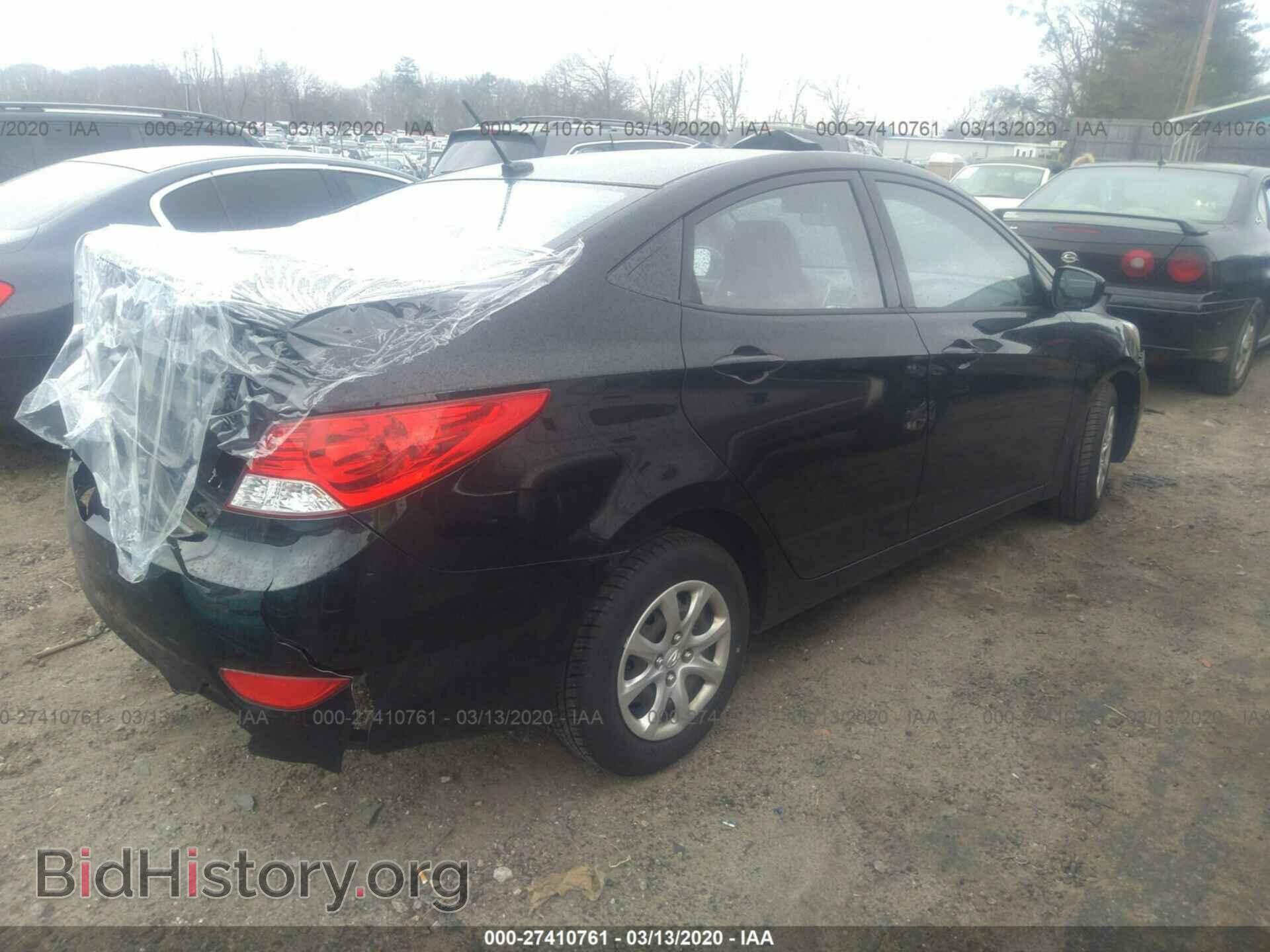 2013 HYUNDAI ACCENT - VIN: KMHCT4AE7DU376338 - Фото 4