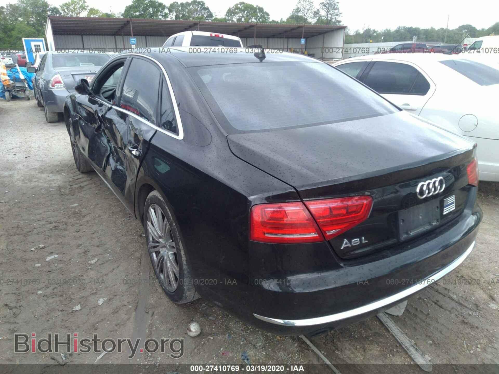 2013 AUDI A8 - VIN: WAURGAFD2DN003247 - Photo 3