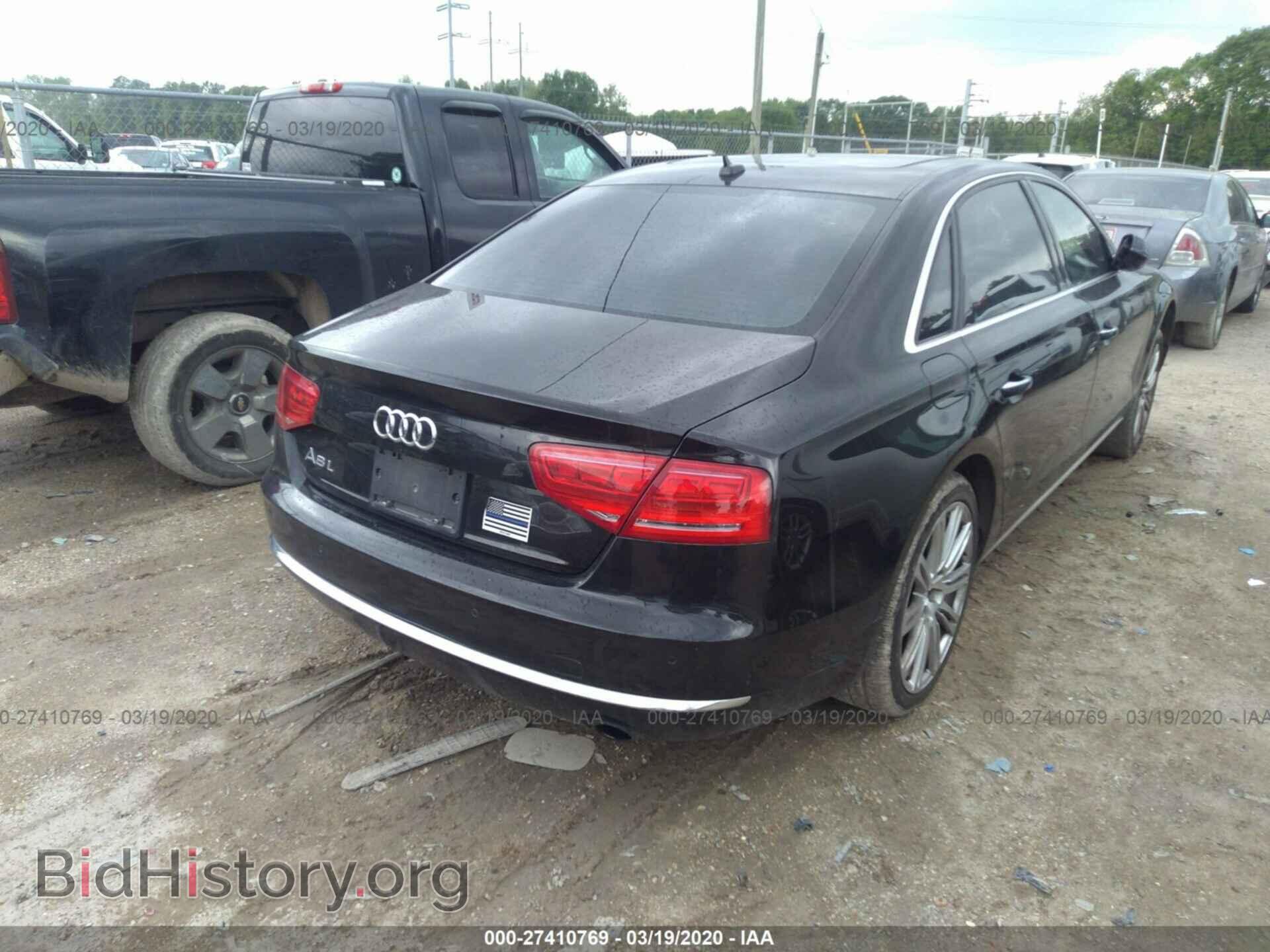 2013 AUDI A8 - VIN: WAURGAFD2DN003247 - Photo 4
