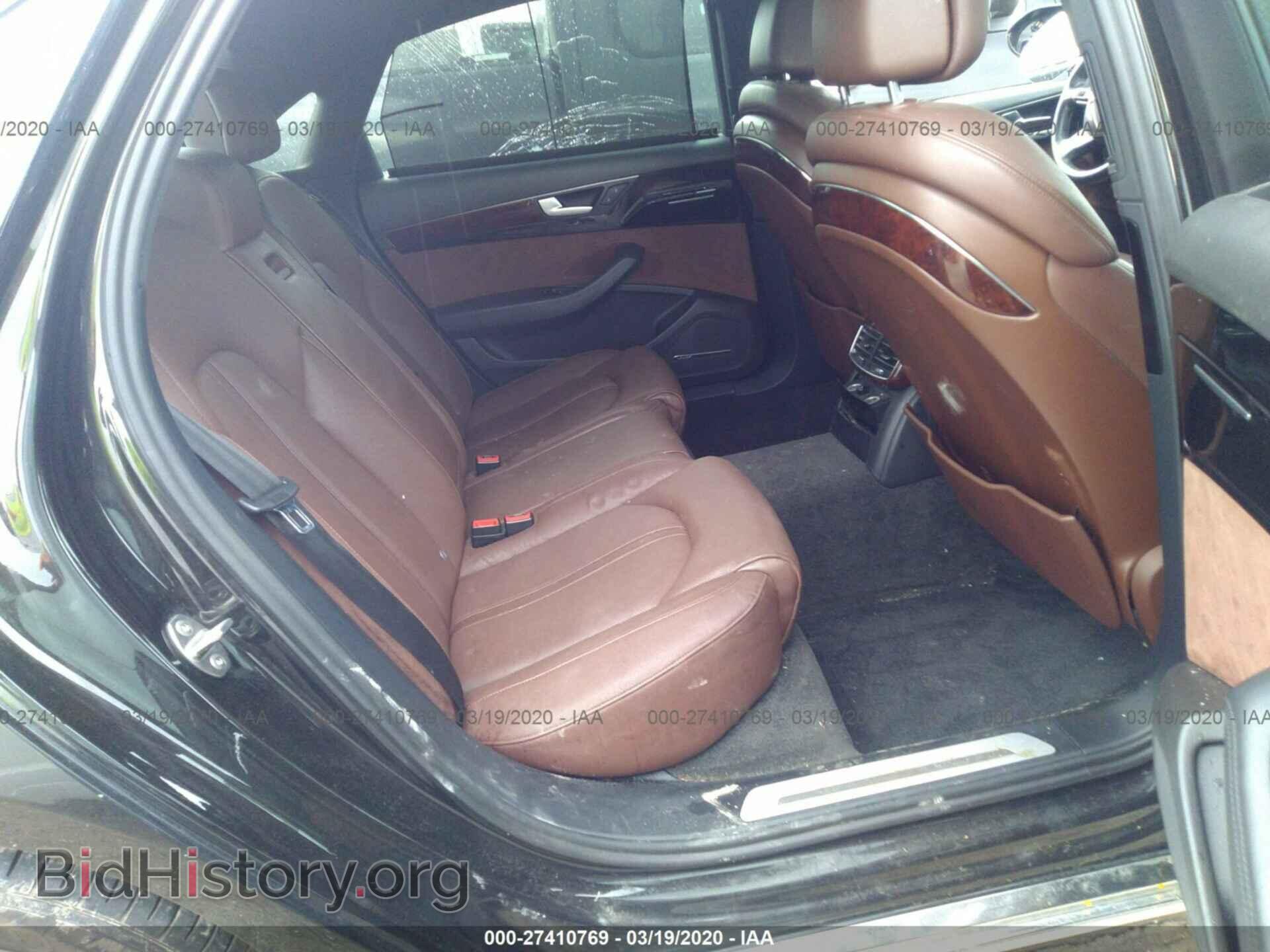 2013 AUDI A8 - VIN: WAURGAFD2DN003247 - Photo 8