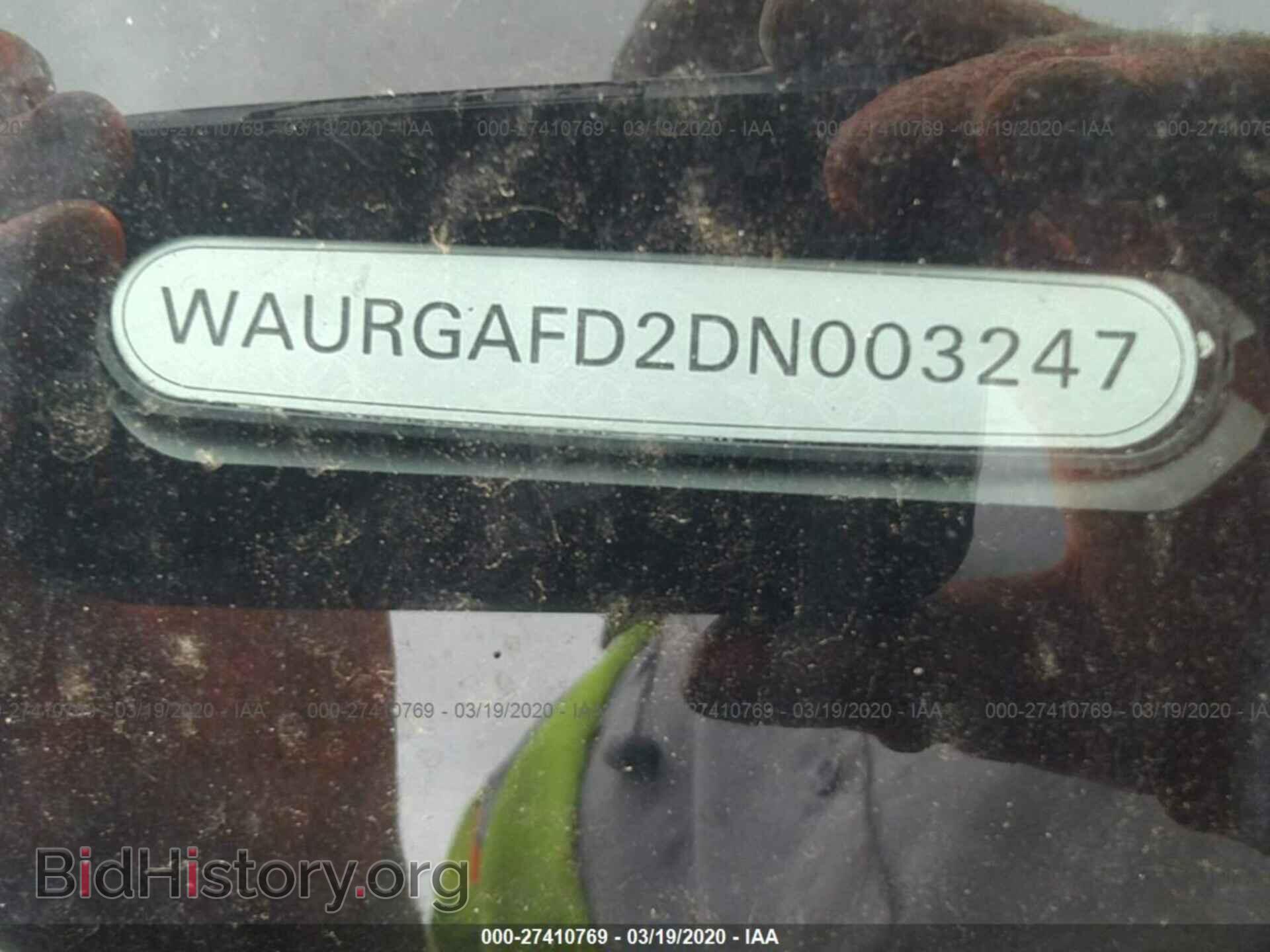 2013 AUDI A8 - VIN: WAURGAFD2DN003247 - Photo 9