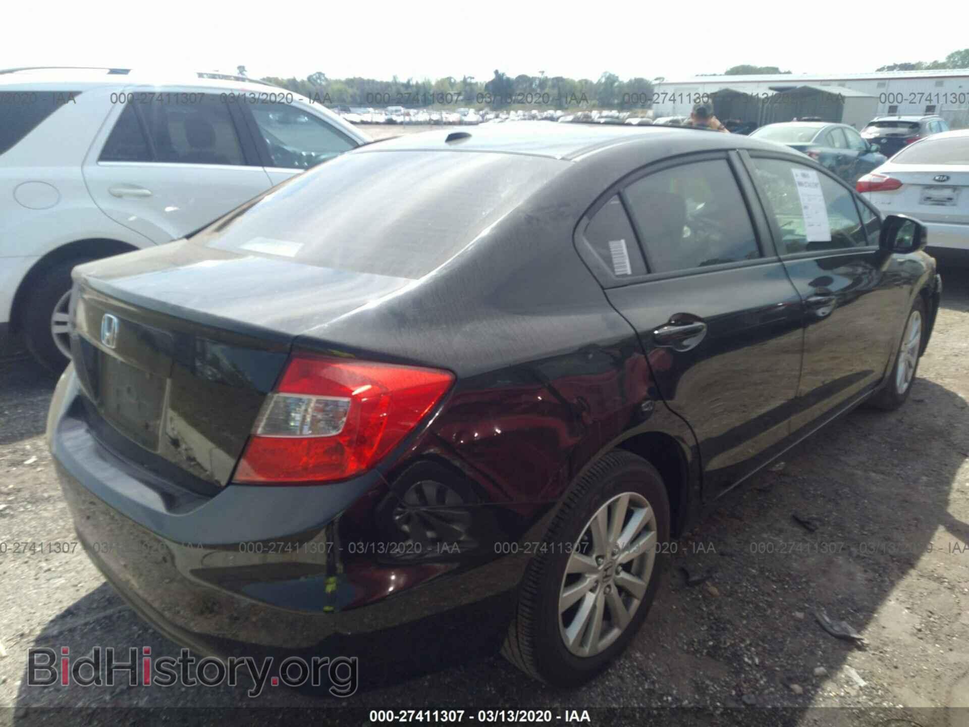 2012 HONDA CIVIC - VIN: 19XFB2F87CE000912 - Фото 4