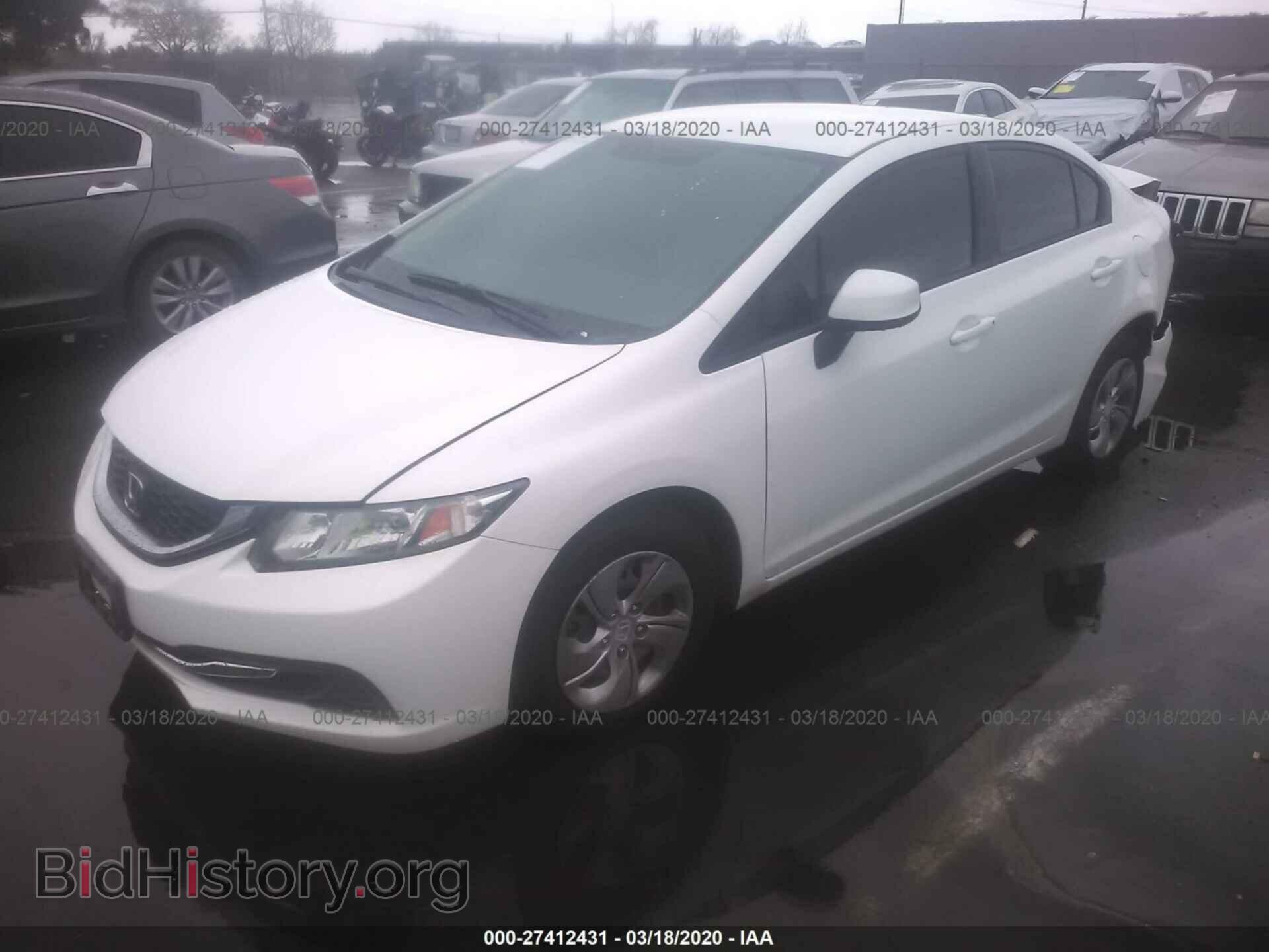 2013 HONDA CIVIC - VIN: 19XFB2F52DE256155 - Фото 2